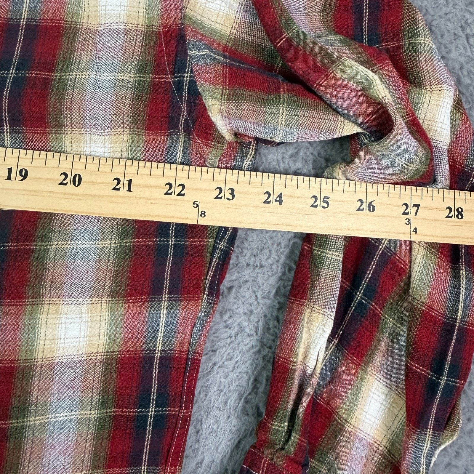 RRL Ralph Lauren × Ralph Lauren RRL Ralph Lauren Shirt Rayon Wool Loop Collar Shadow Plaid Size US M / EU 48-50 / 2 - 7 Thumbnail