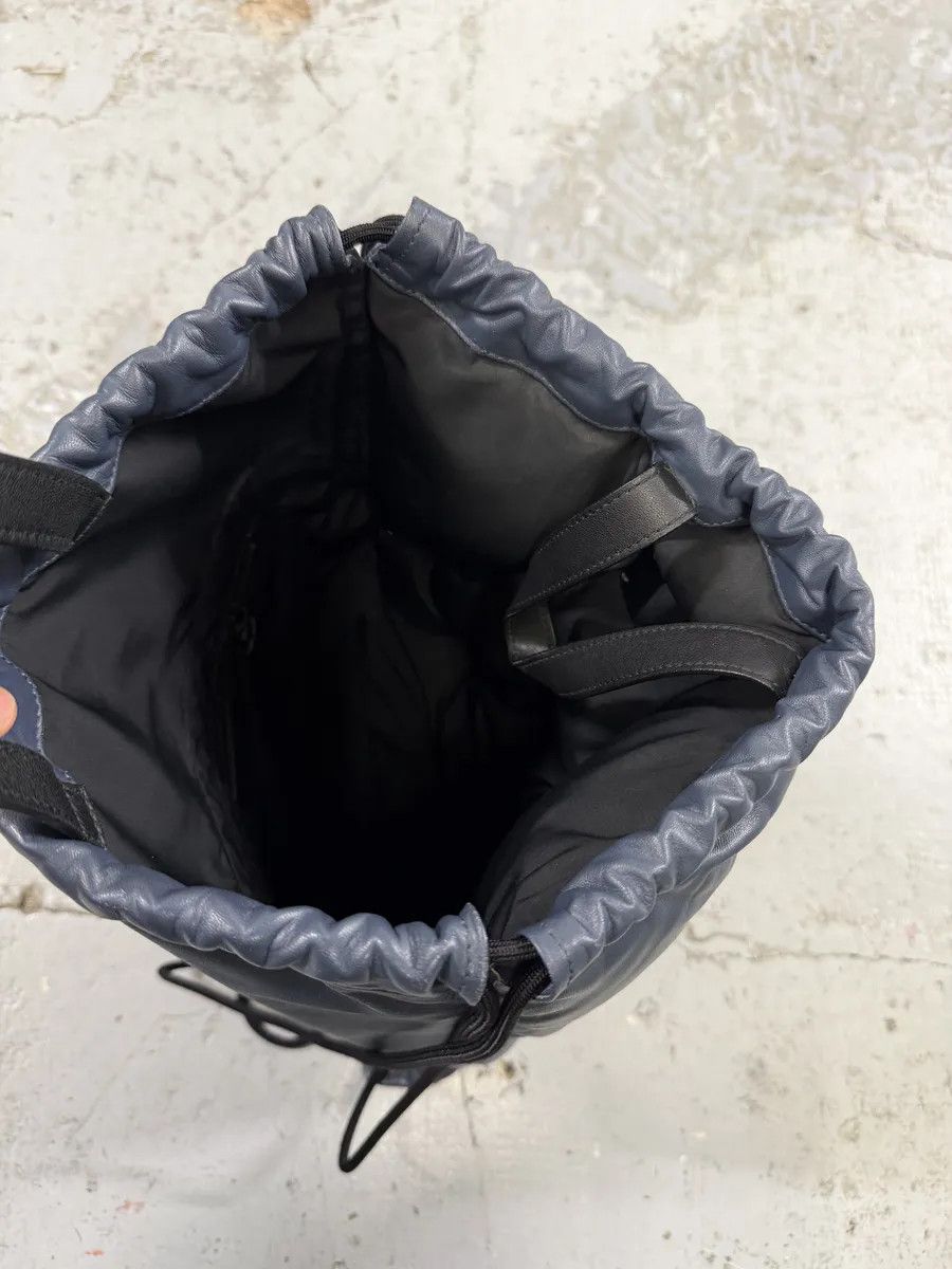 Maison Margiela Maison Margiela Navy Puffer Leather Backpack Size ONE SIZE - 10 Thumbnail