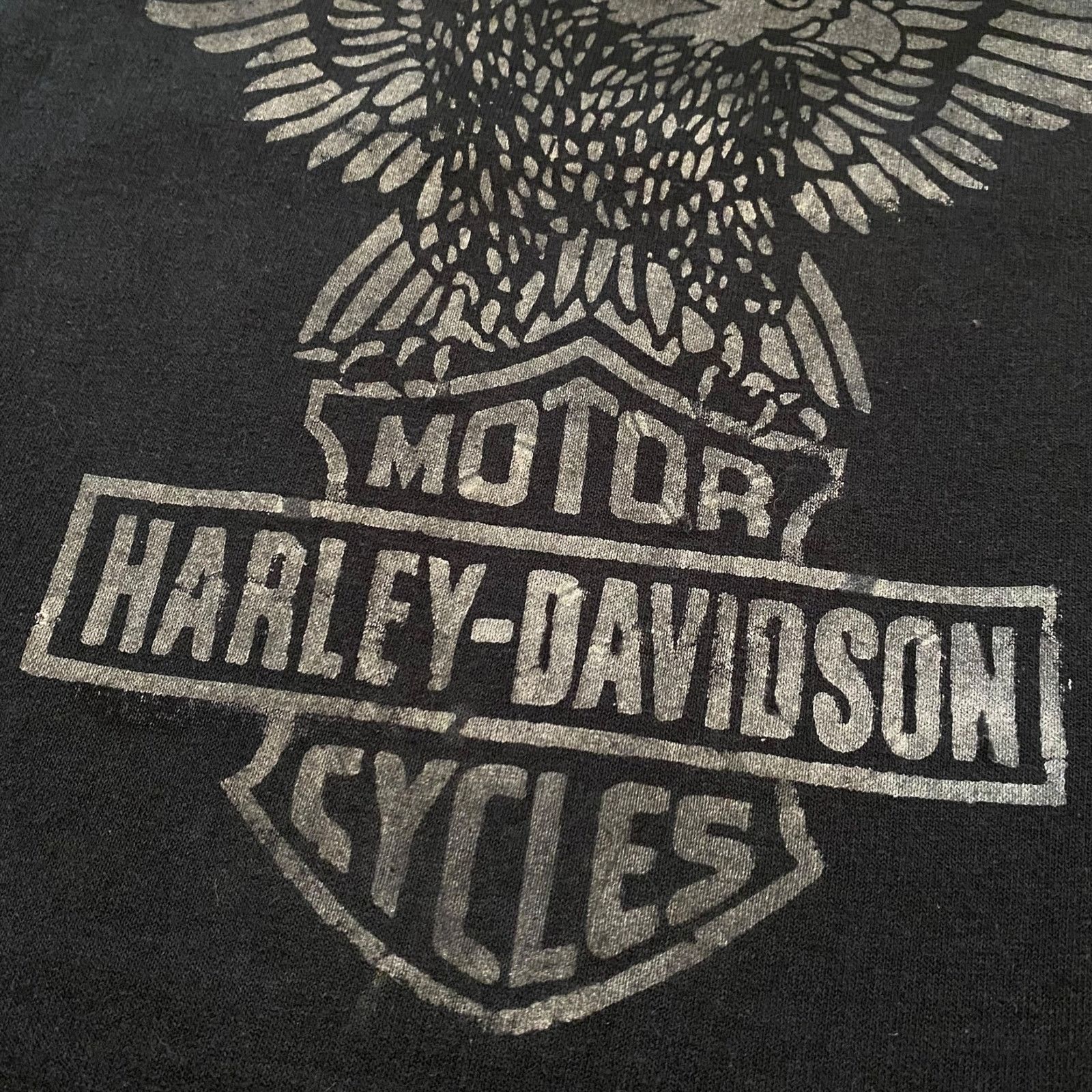 Harley Davidson × Vintage Vintage Harley Davidson God's Country Trail Cam Deer T Shirt Size US L / EU 52-54 / 3 - 6 Thumbnail