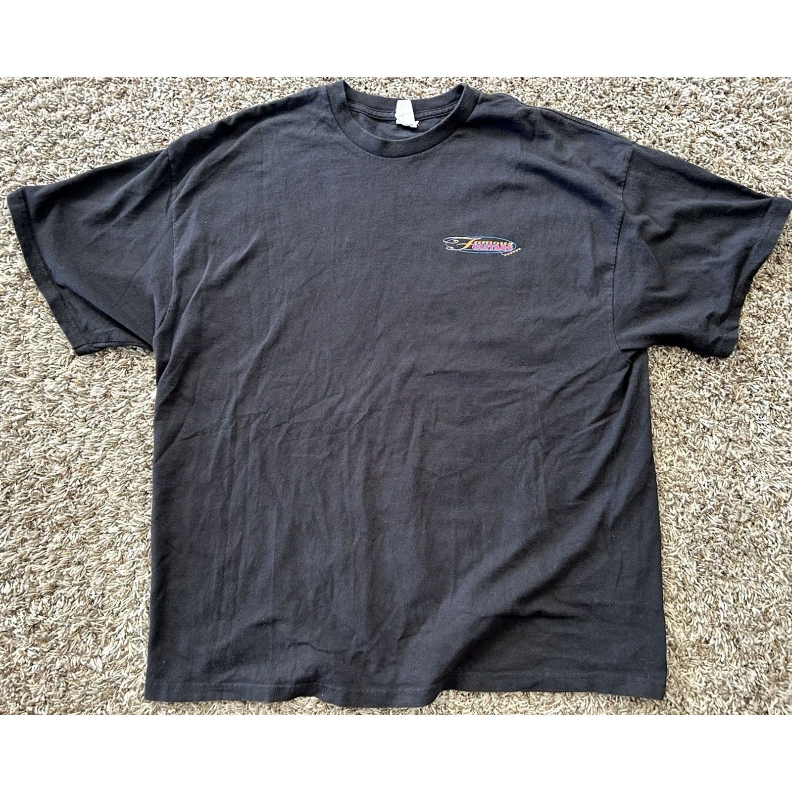 Doublet VINTAGE Band T-Shirt 2XL Black Short Sleeve Crew Neck Double-Sided Graphic 90s Nirvana Jimi Hendrix Prince Jimmy Page Gildan Heavy Cotton Mens Size US XXL / EU 58 / 5 - 2 Thumbnail