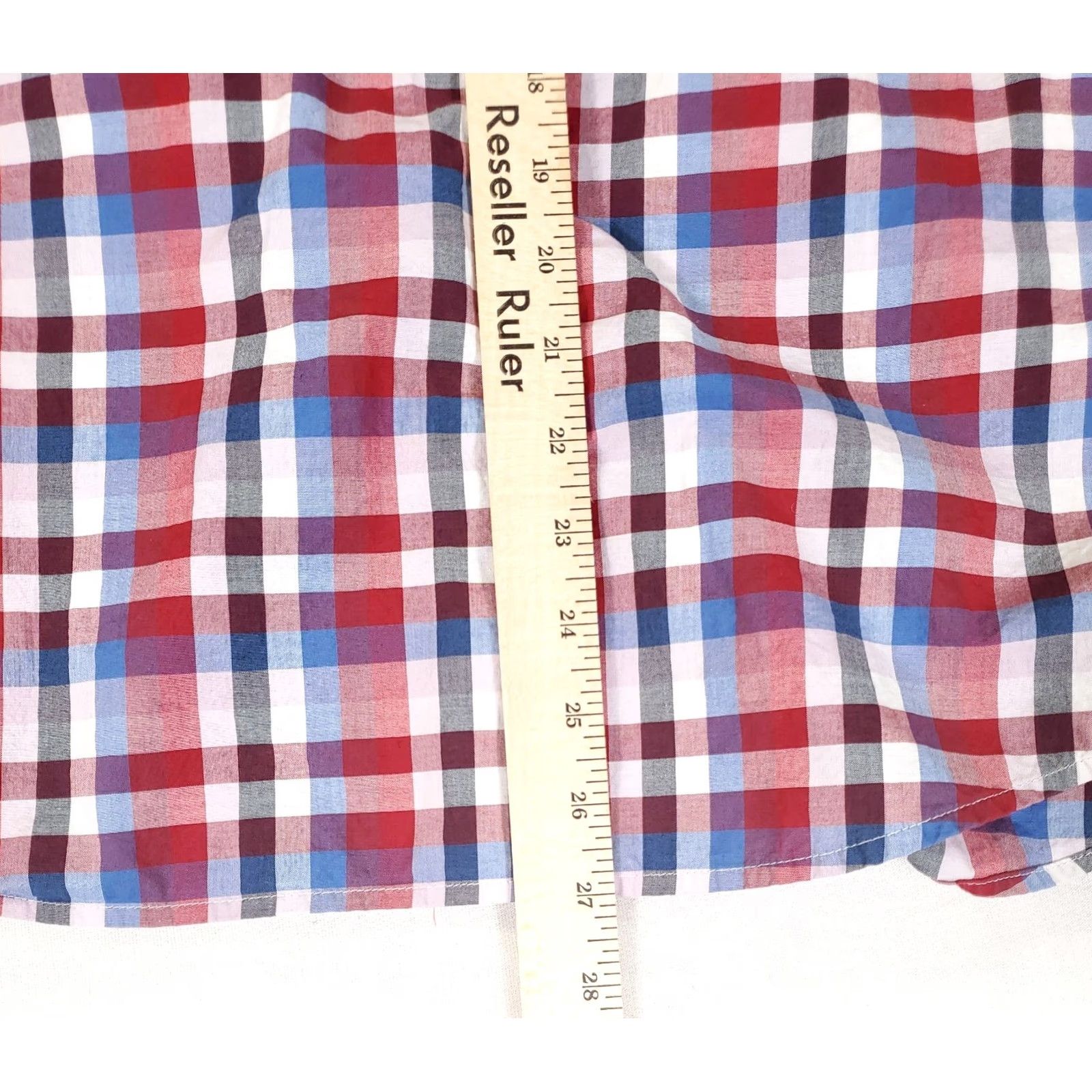 Banana Republic Banana Republic Button-Up Shirt Mens M Untucked Fit Plaid Check Long Sleeve Multicolor Shirt Size US M / EU 48-50 / 2 - 5 Thumbnail