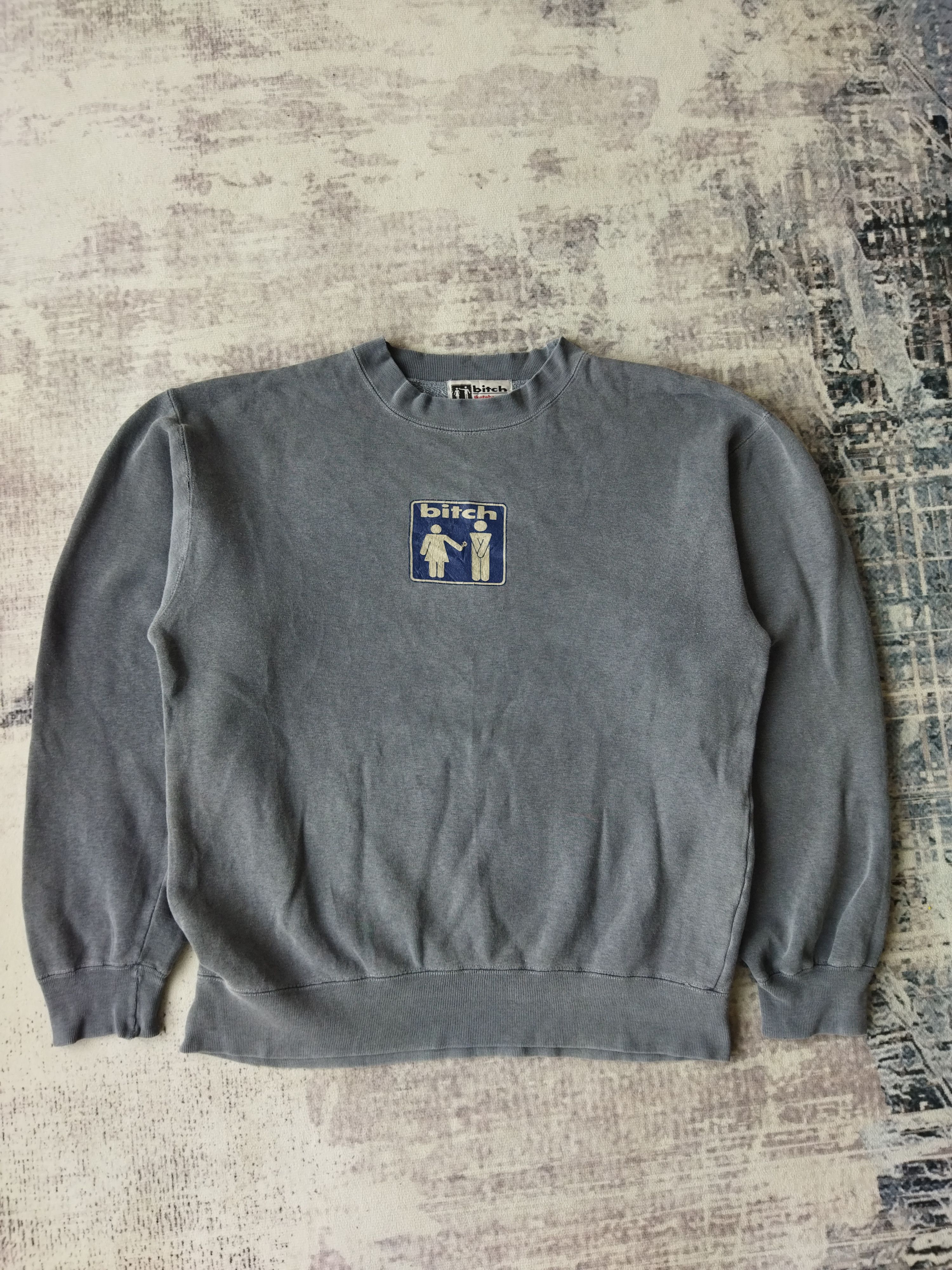 Vintage Vintage Bitch Skateboard Crewneck Sweatshirt Size US M / EU 48-50 / 2 - 1 Thumbnail
