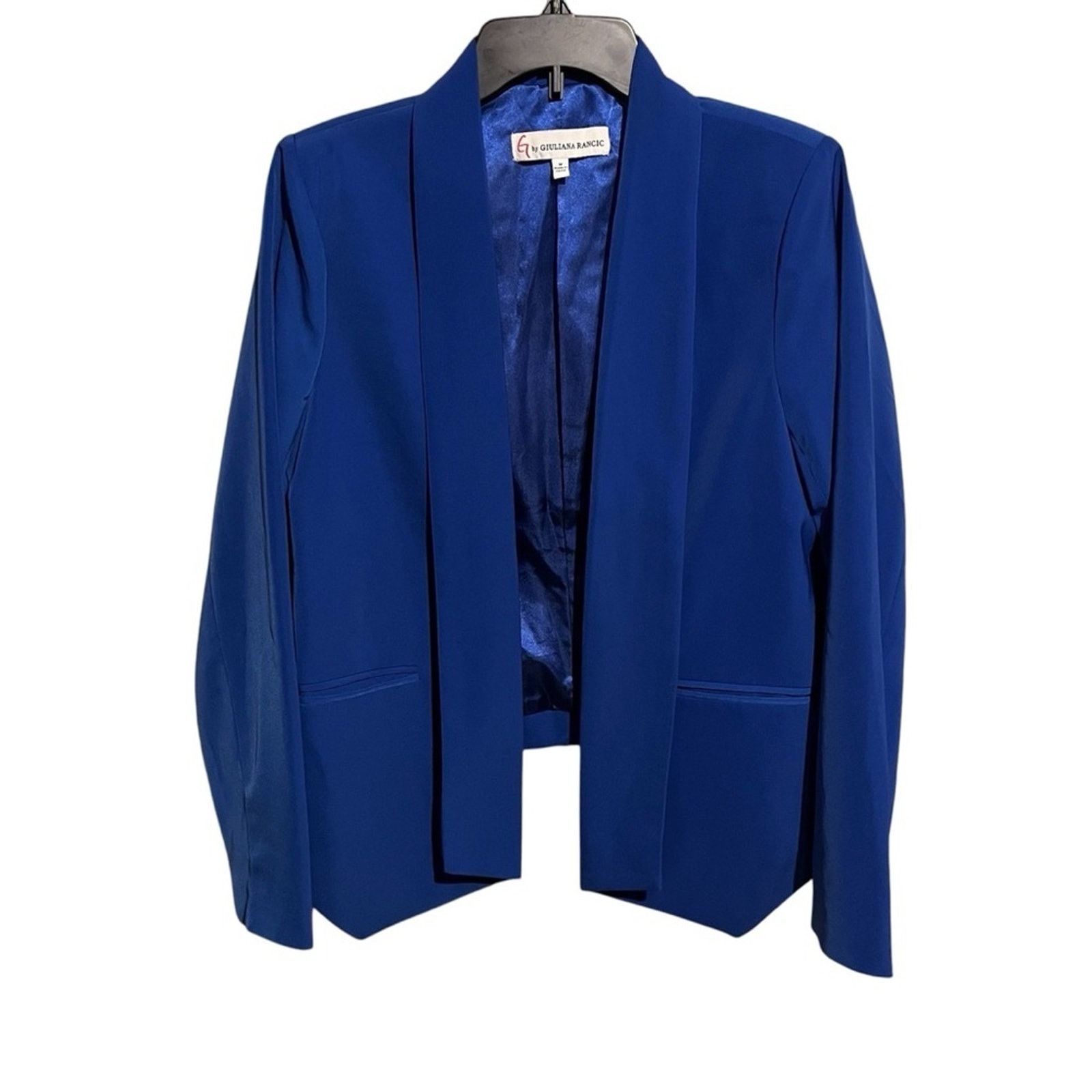 Other G by Giuliana Rancic Royal Blue Blazer Size M Open Front Size M / US 6-8 / IT 42-44 - 1 Thumbnail