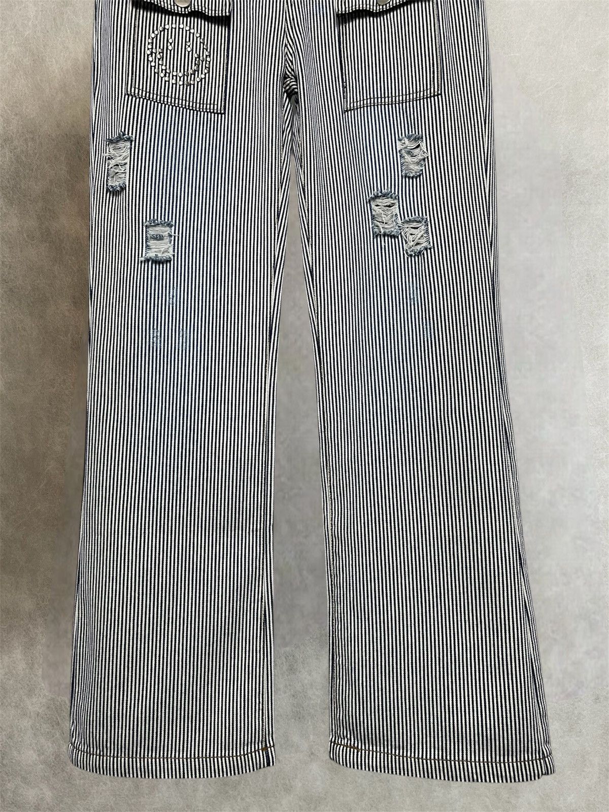 Japanese Brand Lust since 2005 hickory bush flared pants Size US 32 / EU 48 - 3 Thumbnail