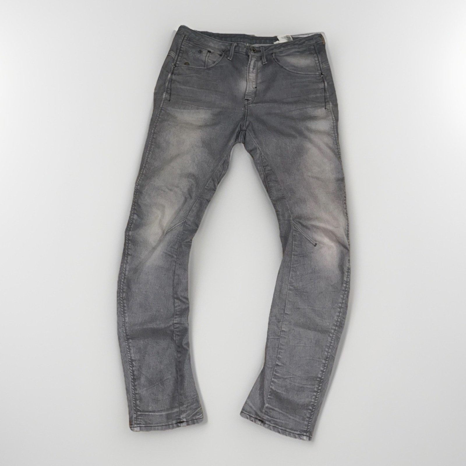G-Star G-Star Raw Arc 3D Tapered Jeans Gray Wash Women Mid Rise Size 30" / US 8 / IT 44 - 2 Thumbnail