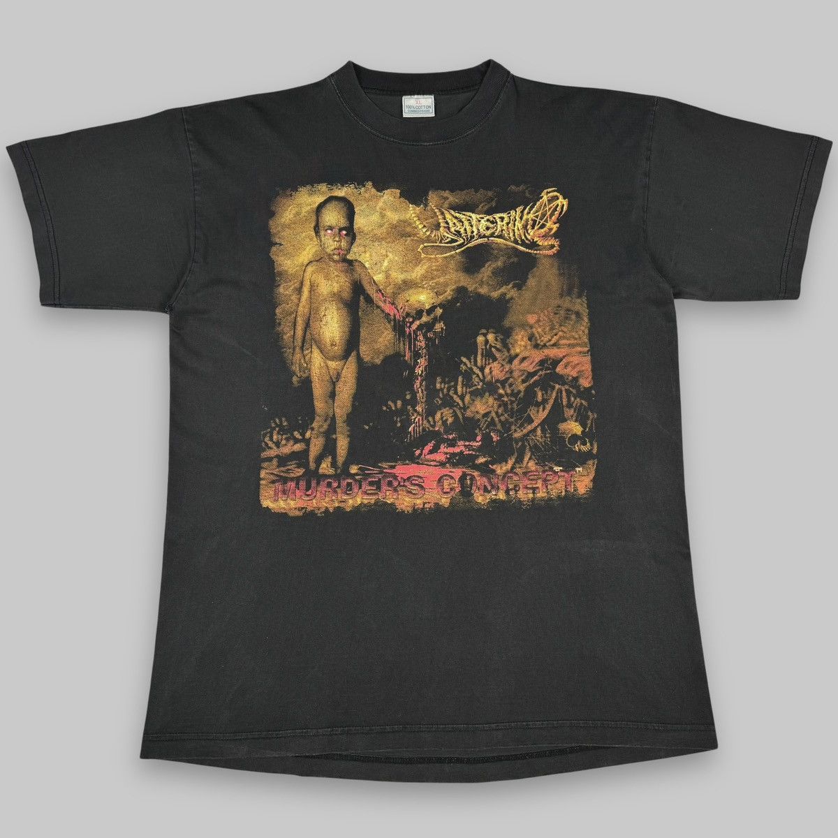 Band Tees Vintage 2000 Yattering ‘Murder’s Concept’ Metal Euro T Shirt Size US XL / EU 56 / 4 - 3 Thumbnail