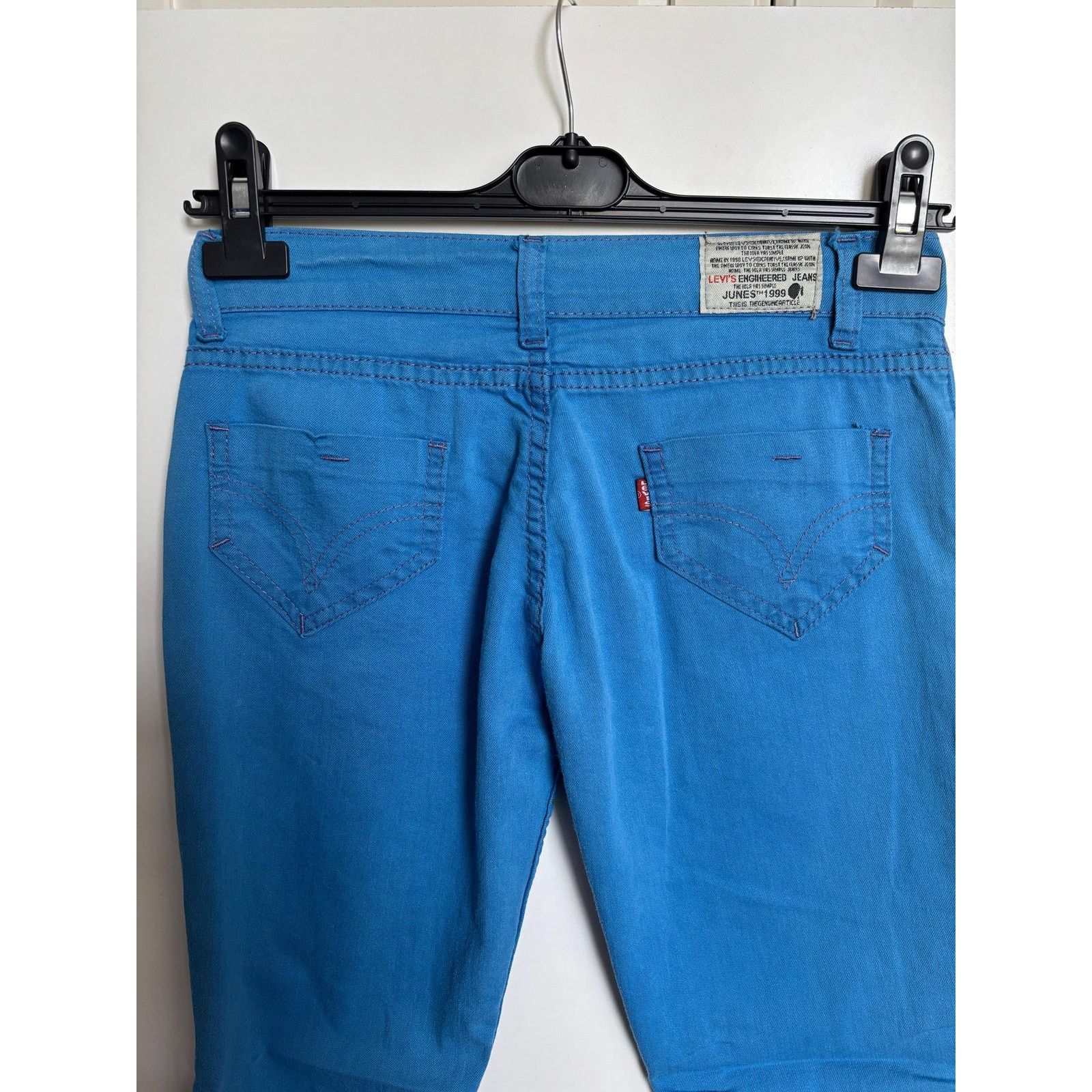 Levi's Levi’s Engineered Jeans 1999 Blue Women Stretch Rare Archive Size US 27 - 5 Thumbnail
