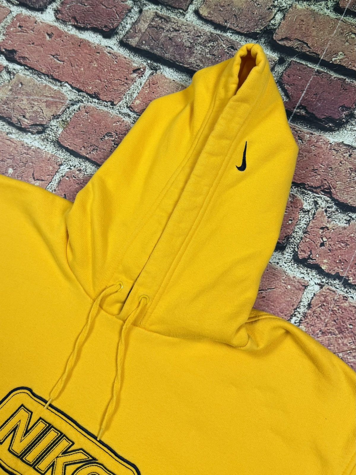 Nike Vintage Nike Hoodie Spell Out Center Logo Sweatshirt Y2K Size US XL / EU 56 / 4 - 7 Thumbnail