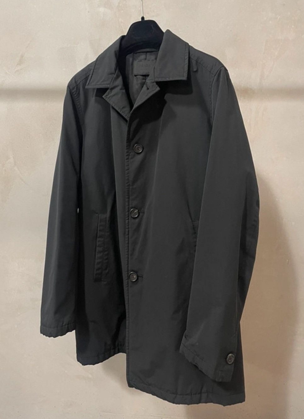 Pre-owned Prada Vintage Nylon Trench Coat
