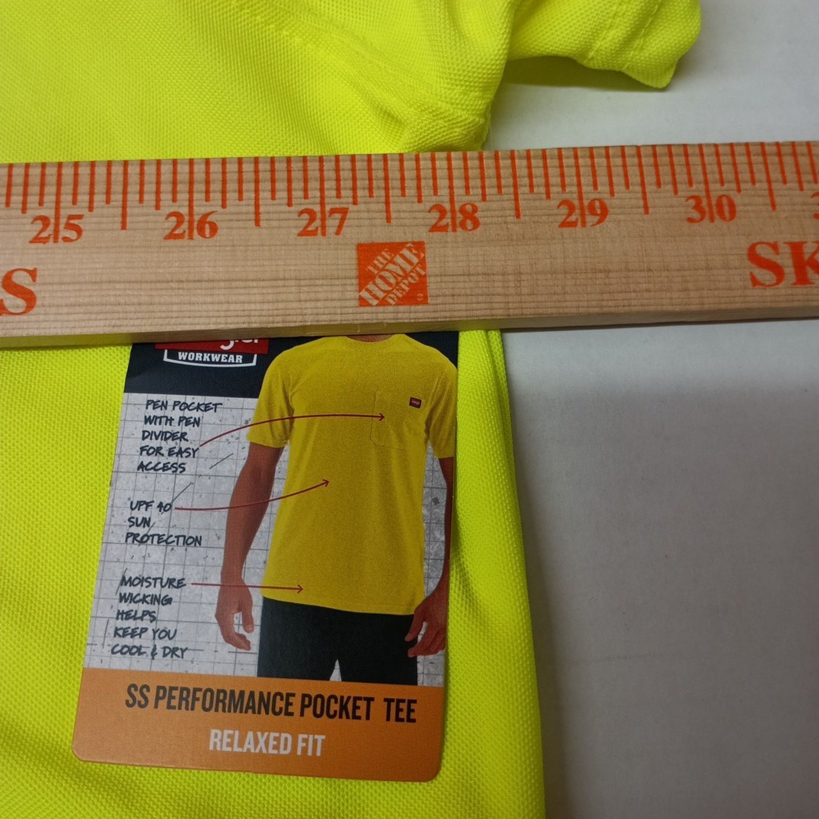Wrangler Wrangler Workwear Pocket Tee Men Size 3XL Yellow Relaxed Fit Size US XXL / EU 58 / 5 - 4 Thumbnail