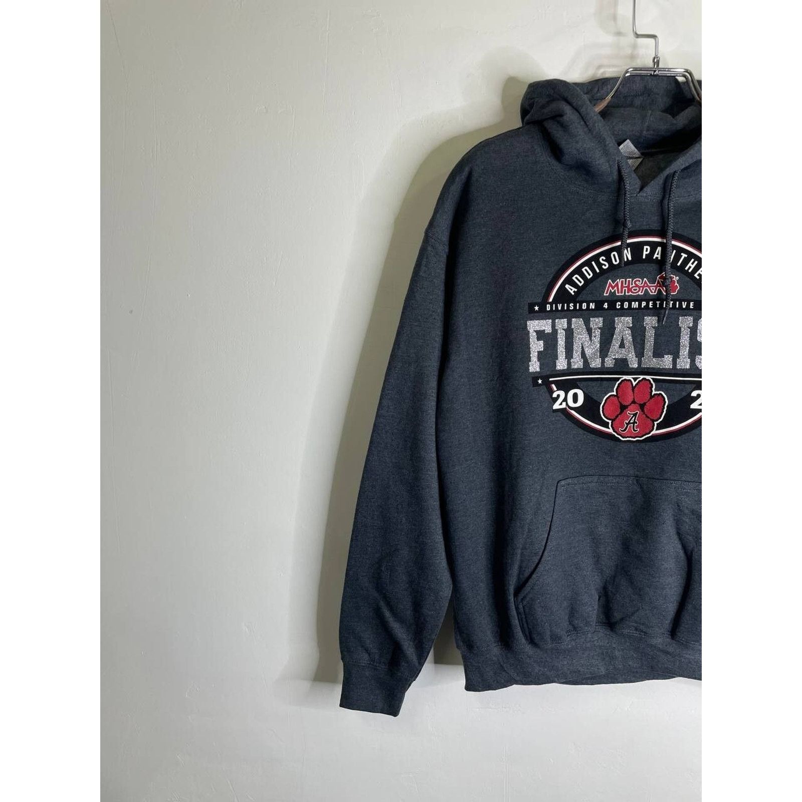 Gildan Vintage Addison Panthers FINALIST Hoodie MHSAA M Size US M / EU 48-50 / 2 - 4 Thumbnail