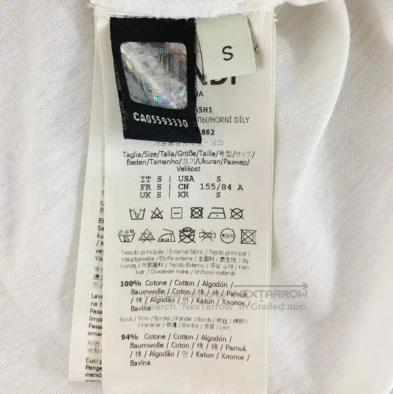 Fendi Fendi White Cotton Women's T-Shirt . Size S / US 4 / IT 40 - 6 Thumbnail