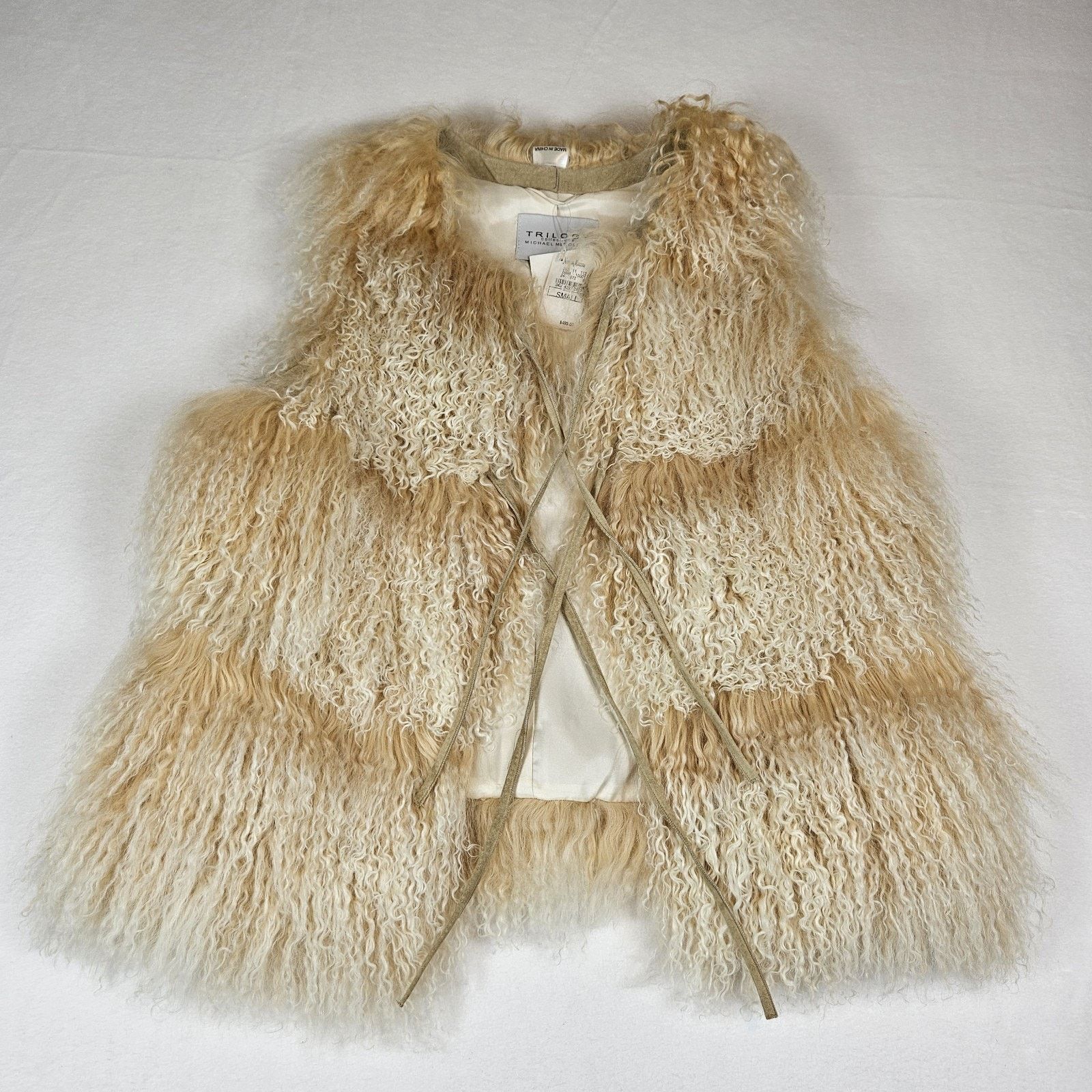 Other Trilogy Collections Michael McCollom Mongolian Lamb Vest Size S / US 4 / IT 40 - 20 Thumbnail