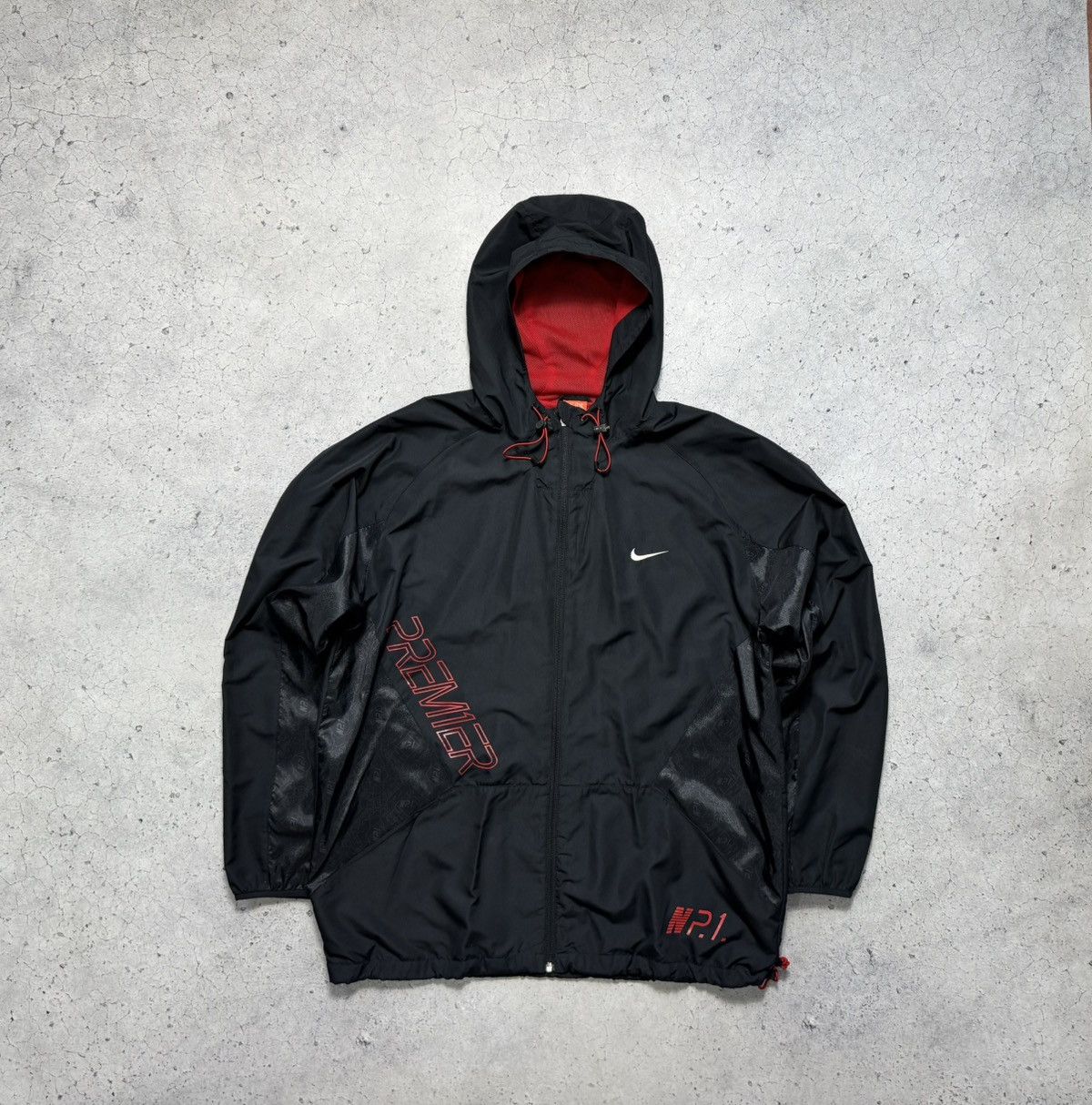 Nike Nike Premier Vintage Nylon Track Jacket Drill Swoosh Hype Size US XL / EU 56 / 4 - 1 Thumbnail