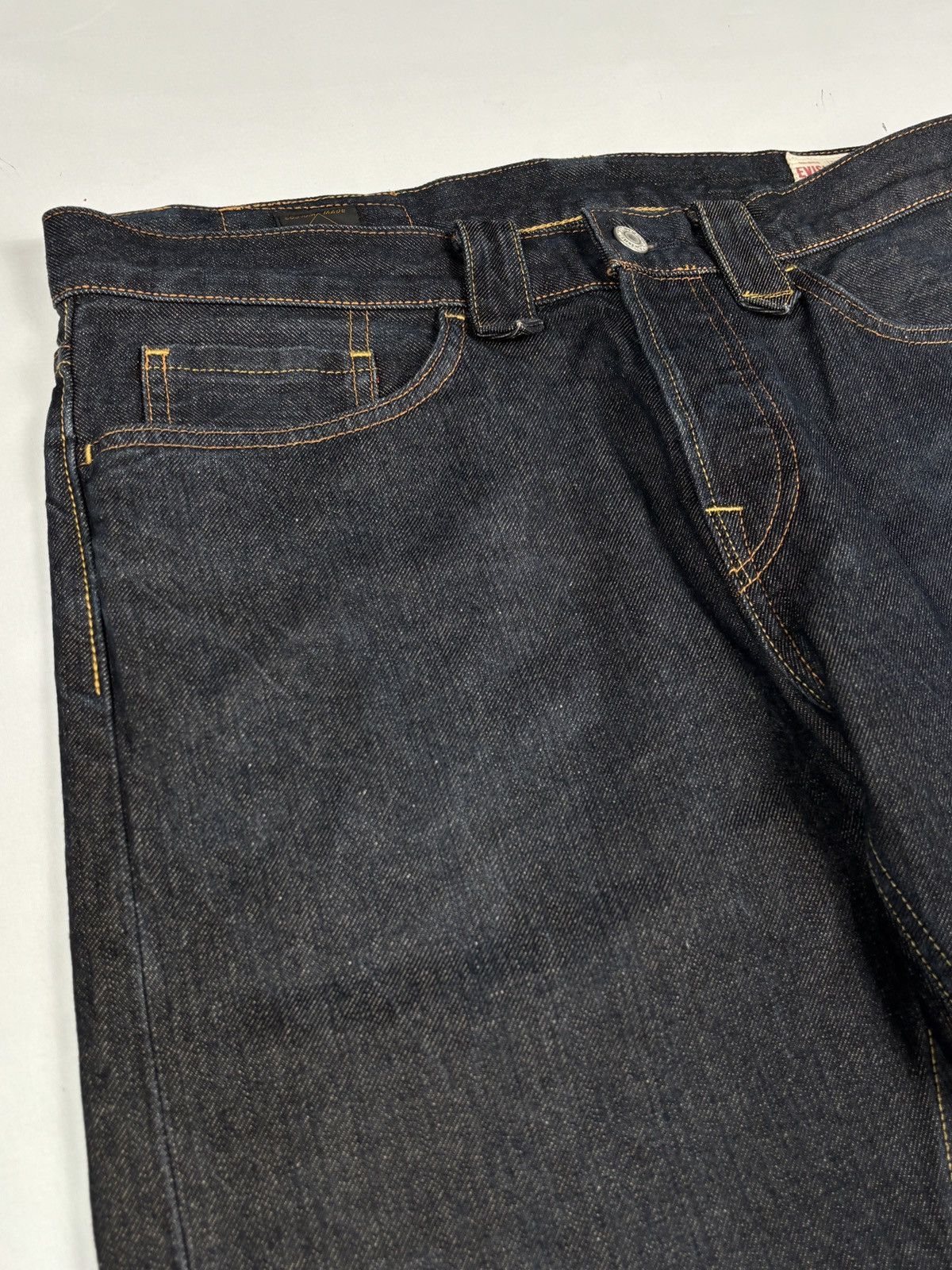 Evisu Lot. 2008 Embroidered Patterns Daicock Selvedge Jeans Size US 34 / EU 50 - 7 Thumbnail