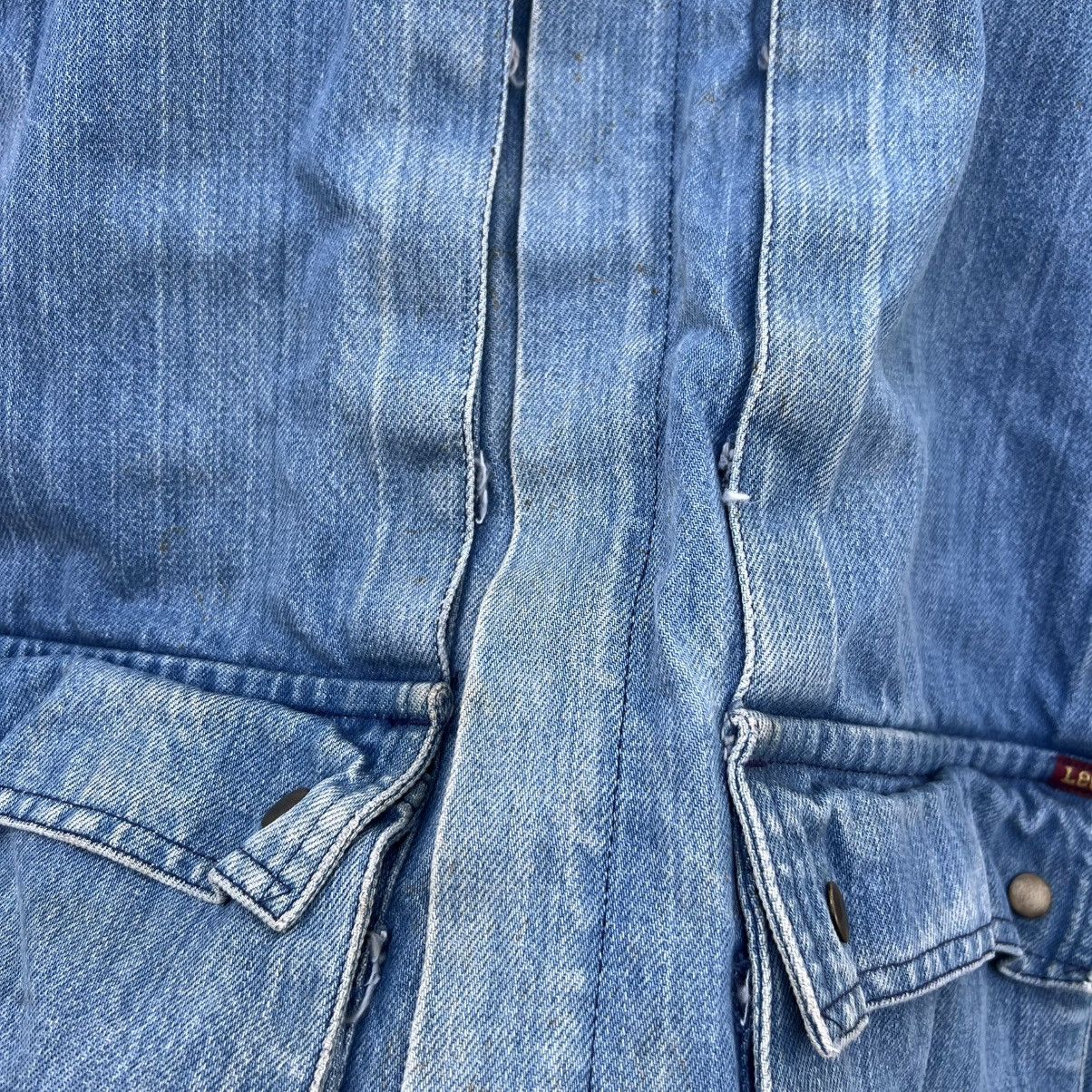 Lee “VINTAGE” 90s LEE LIGHT WASH DENIM ZIP-UP FIELD JACKET Size US L / EU 52-54 / 3 - 11 Thumbnail