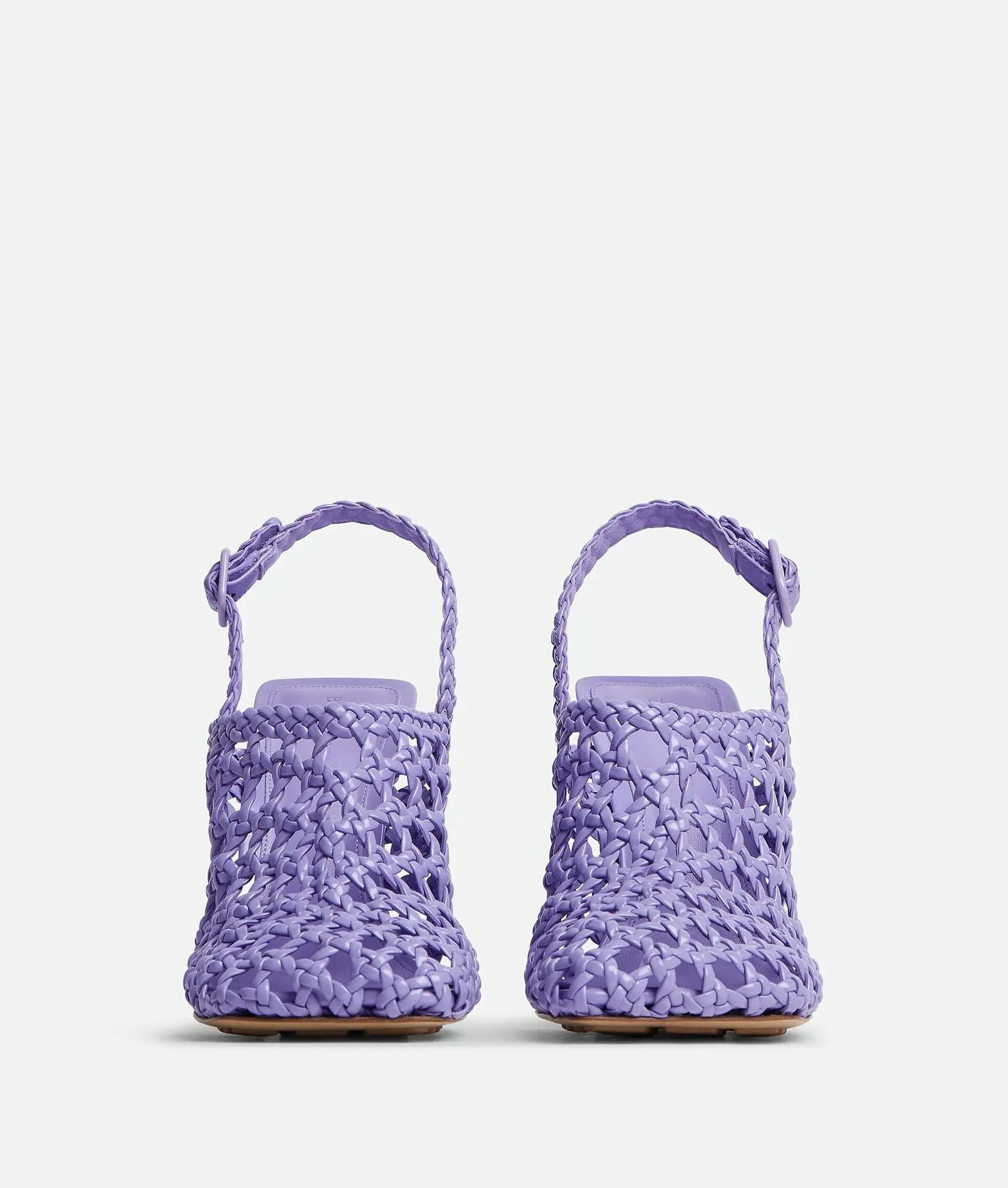 Bottega Veneta o1s1rm0126 Jimbo Slingback Pumps in Purple Size US 9 / IT 39 - 2 Thumbnail