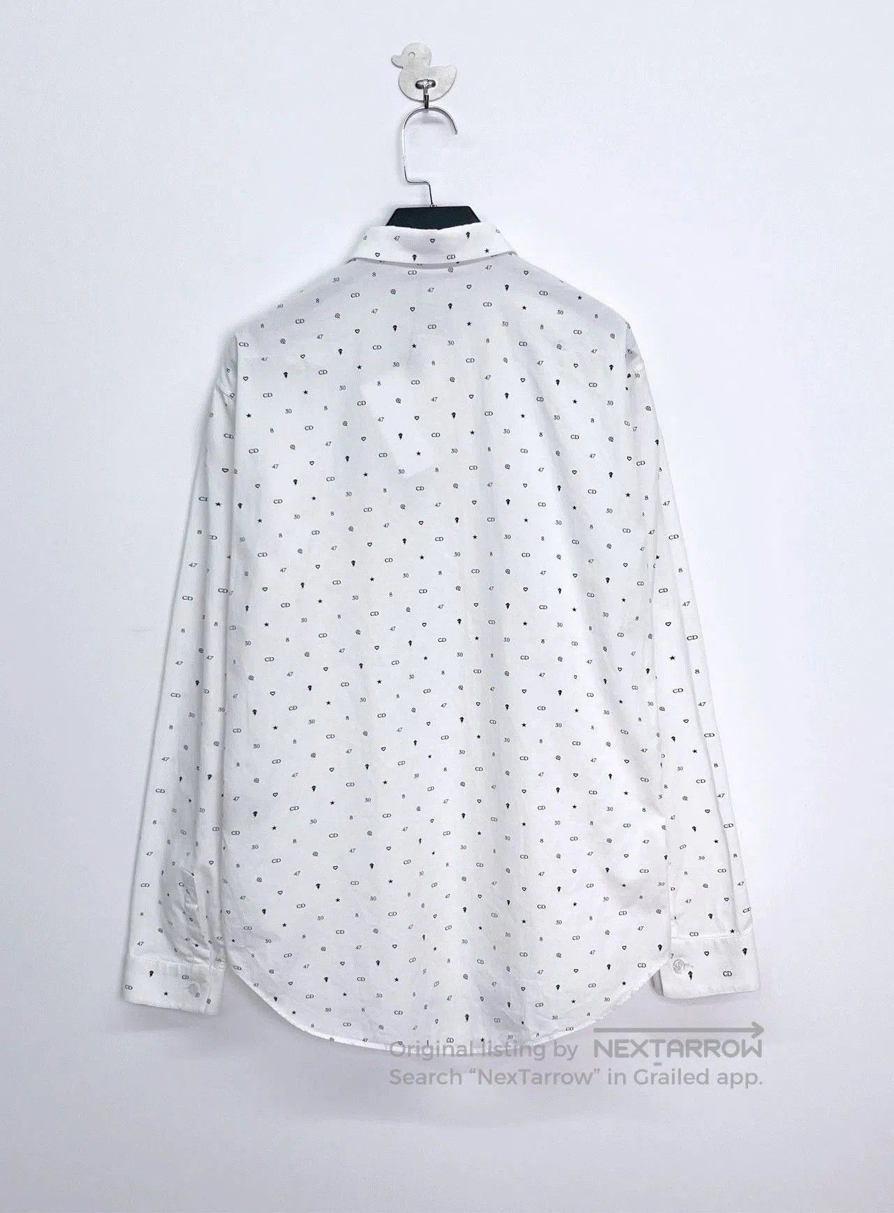 Dior Dior White Logo Button. Size US M / EU 48-50 / 2 - 2 Thumbnail