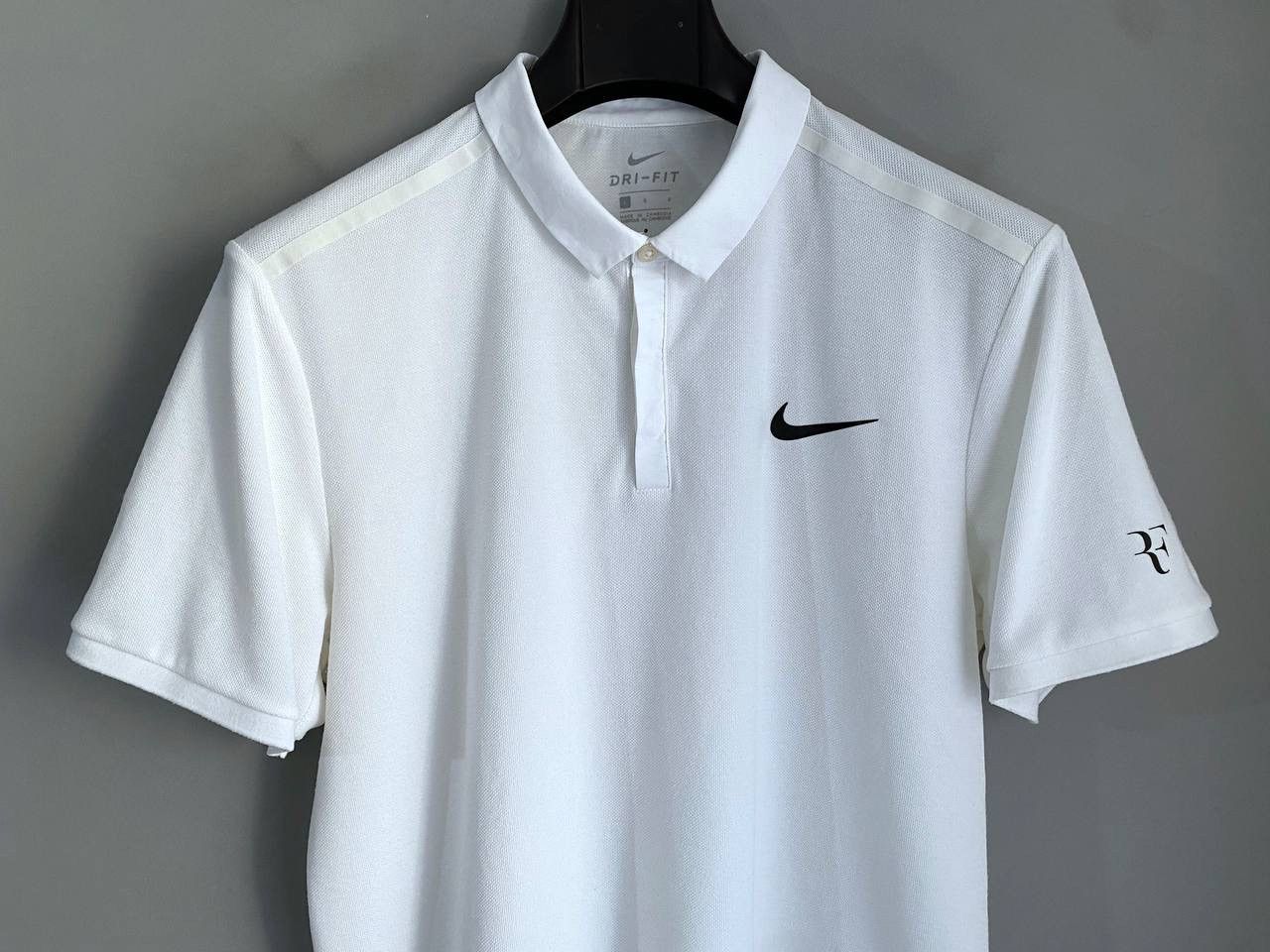 Nike Nike RF Roger Federer Men's White Tennis Polo Shirt, Size L Size US L / EU 52-54 / 3 - 4 Thumbnail