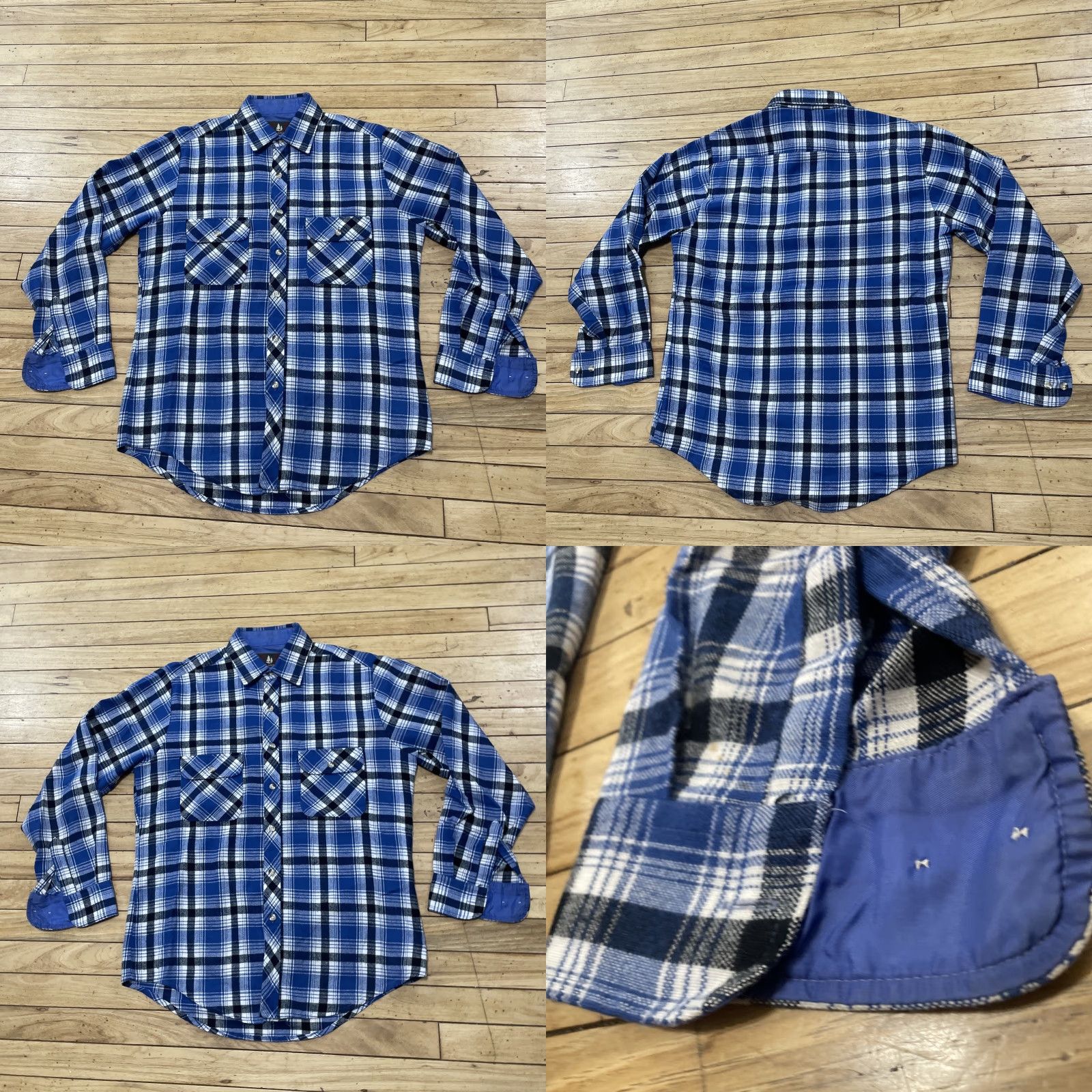 High Sierra VINTAGE High Sierra Flannel Shirt Men M Blue Plaid Western 90s Light Cotton Button-Up Redefined for Search (90s, western, vintage) Mens Size US M / EU 48-50 / 2 - 9 Thumbnail