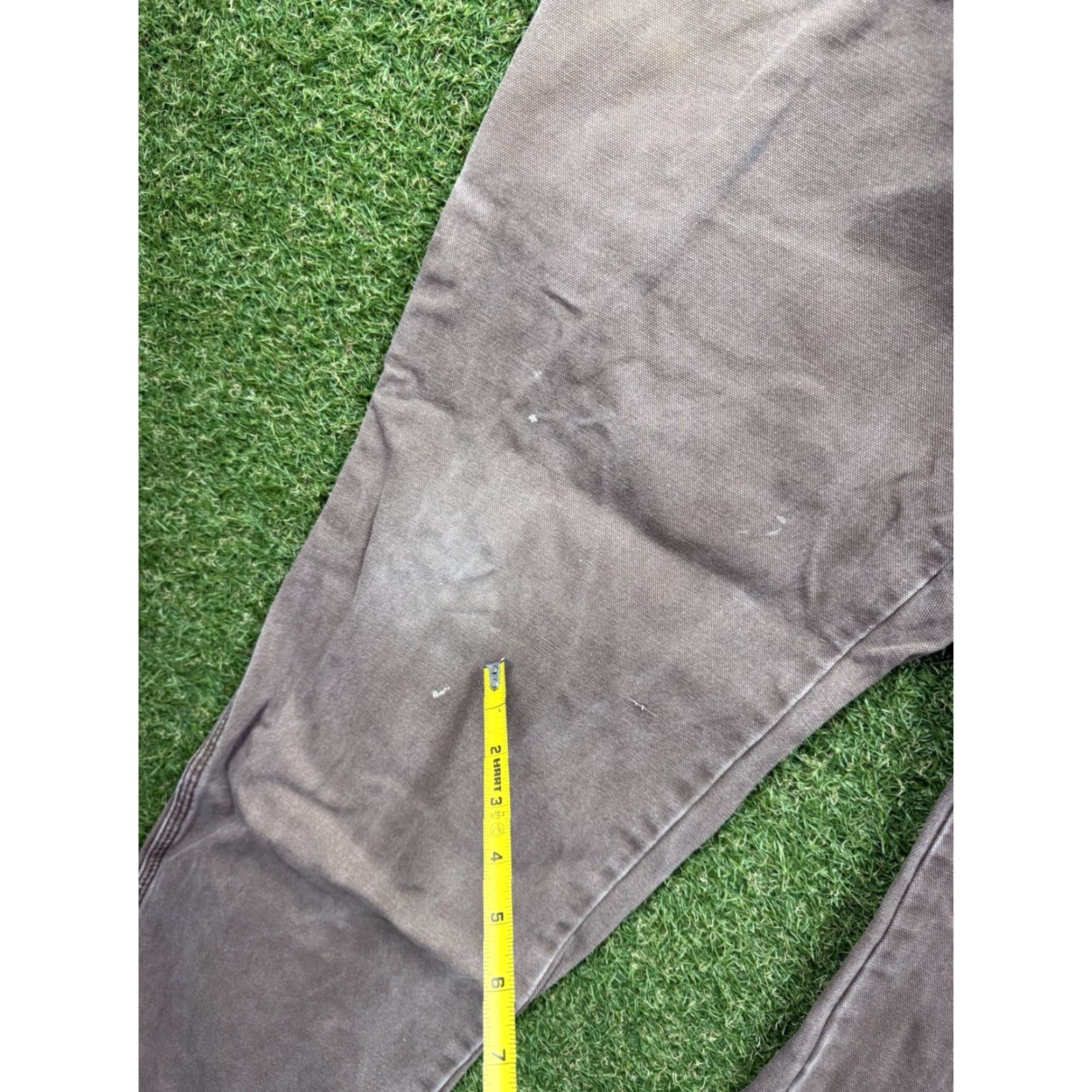 Dickies DICKIES 874 Work Pants Mens 40x34 Original Fit Twill Cotton Polyester Brown 5-Pocket Straight Front Zip Button - Regular Rise Holiday? Size US 40 / EU 56 - 5 Thumbnail