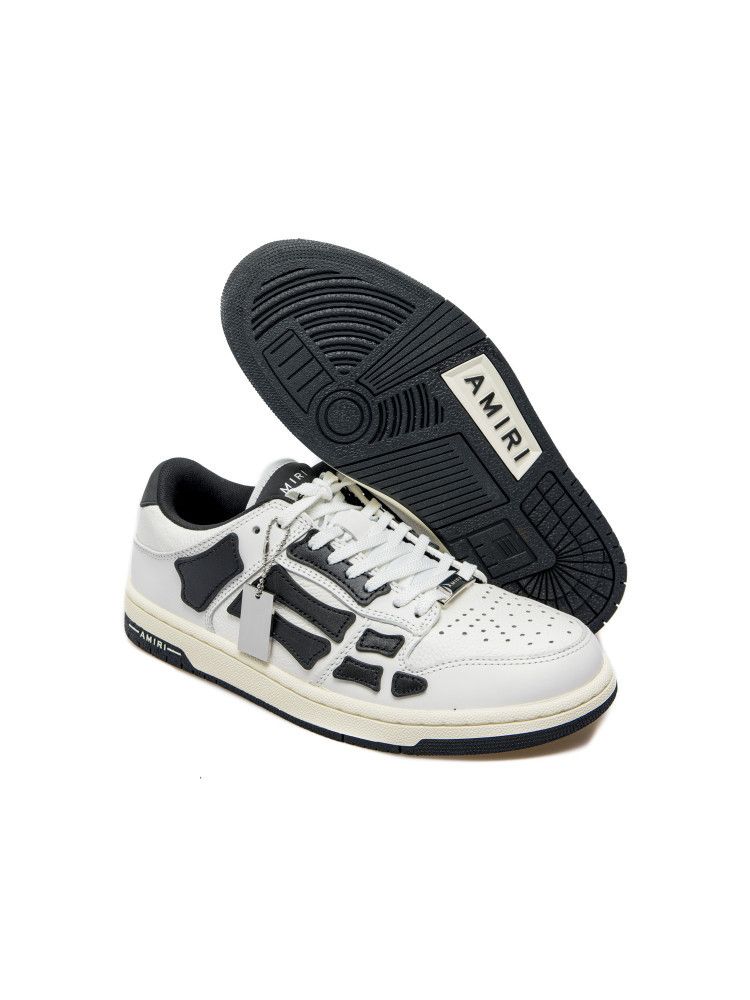 Amiri o1gr1nt0924 Skel Low-Top Sneakers in Black & White Size US 15 / EU 48 - 3 Thumbnail