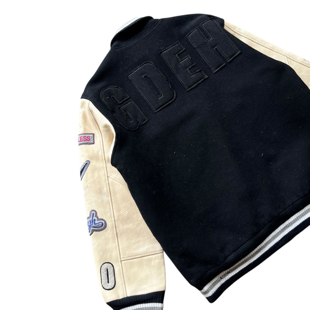 GOODENOUGH RARE VINTAGE GOOD ENOUGH CLASSIC 30G VARSITY BOMBER JACKET Size US XL / EU 56 / 4 - 8 Thumbnail