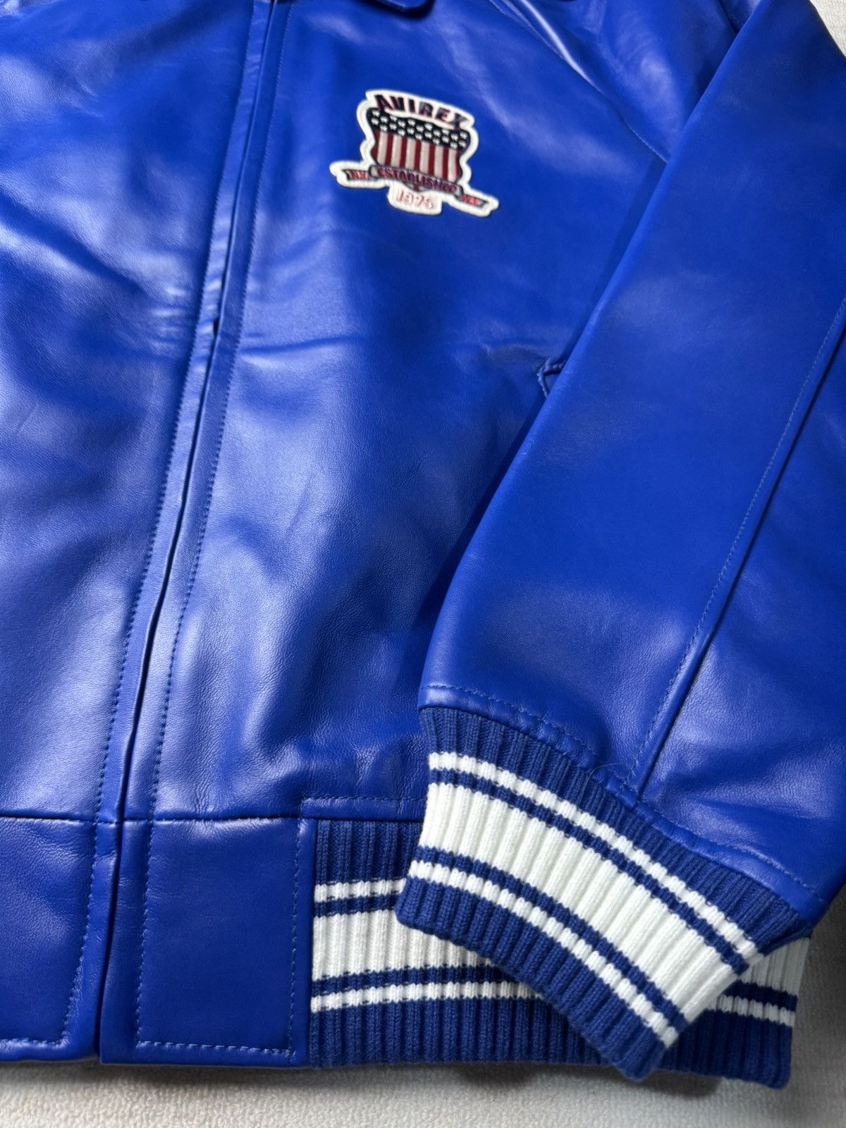 Avirex London exclusive icon leather jacket Size US L / EU 52-54 / 3 - 5 Thumbnail