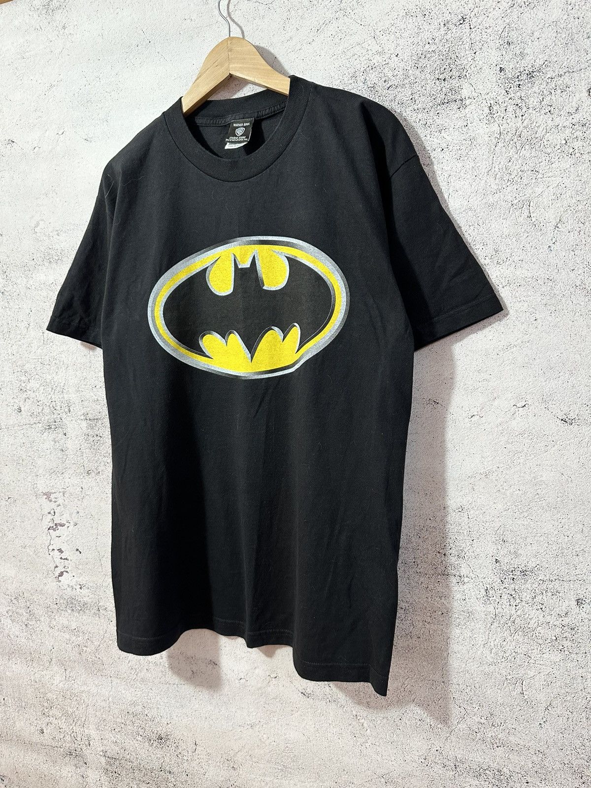DC Comics × Warner Bros Vintage 1997 Batman DC Comics Big Logo Rare T shirt Size US L / EU 52-54 / 3 - 2 Thumbnail