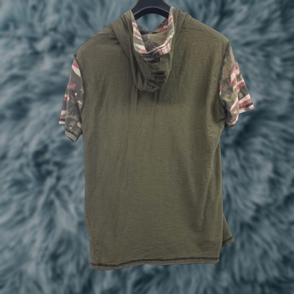 Vintage 1775 Shirt Hoodie Army Green Long Sleeve T-Shirt Size Large Men Size US L / EU 52-54 / 3 - 1 Thumbnail