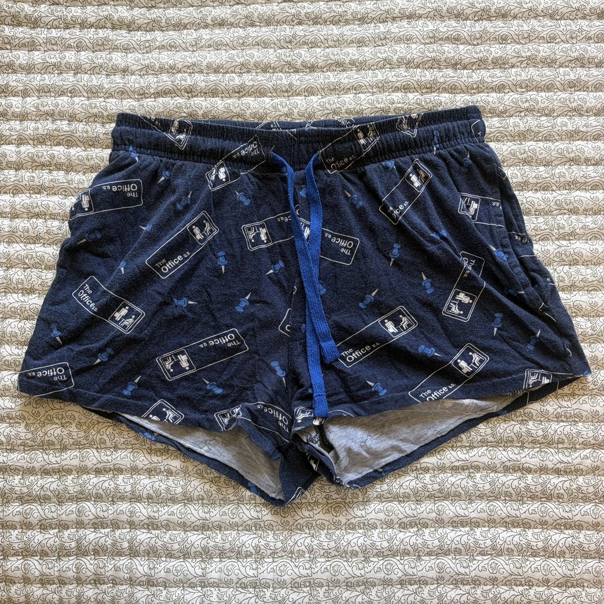 Other The office navy cotton pj shorts Size 28" / US 6 / IT 42 - 1 Thumbnail