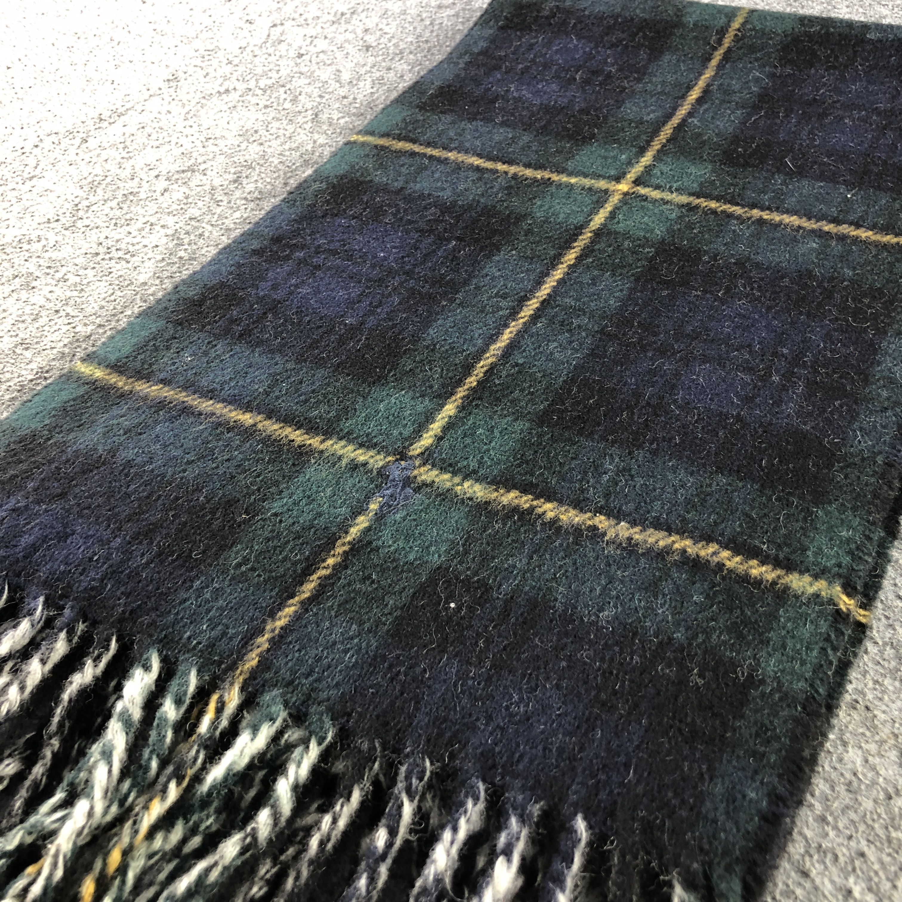 Polo Ralph Lauren Polo Ralph Lauren Tartan Wool Scarf Muffler V2930 Size ONE SIZE - 3 Thumbnail