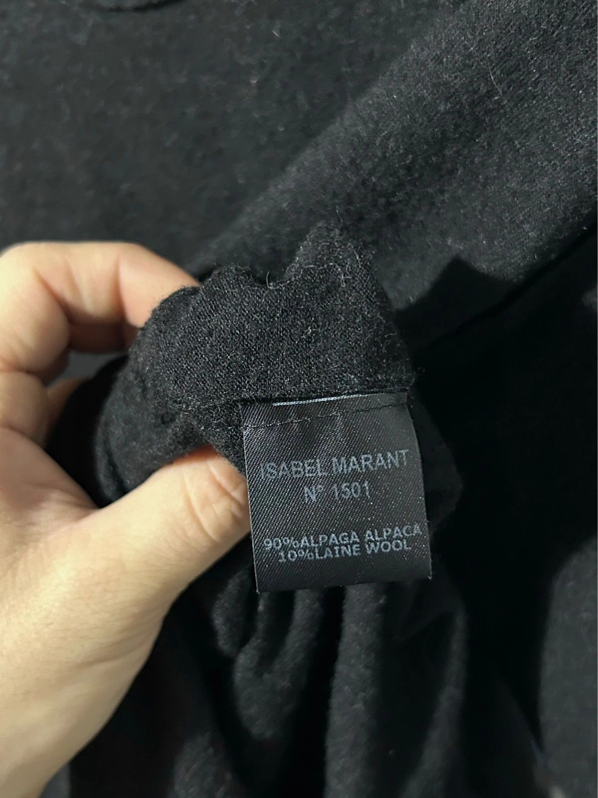 Isabel Marant Isabel Marant Black Sweater Mini Dress size 0 Alpaca Size XS / US 0-2 / IT 36-38 - 4 Thumbnail