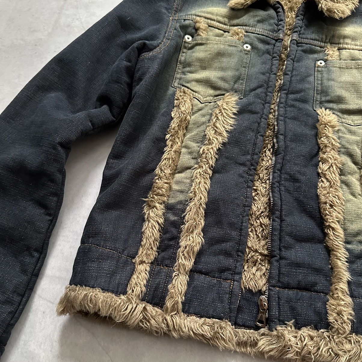 Hysteric Glamour × Undercover Punk LGB If Six Was Nine Fur Jacket Rick Owens Style Size L / US 10 / IT 46 - 8 Thumbnail