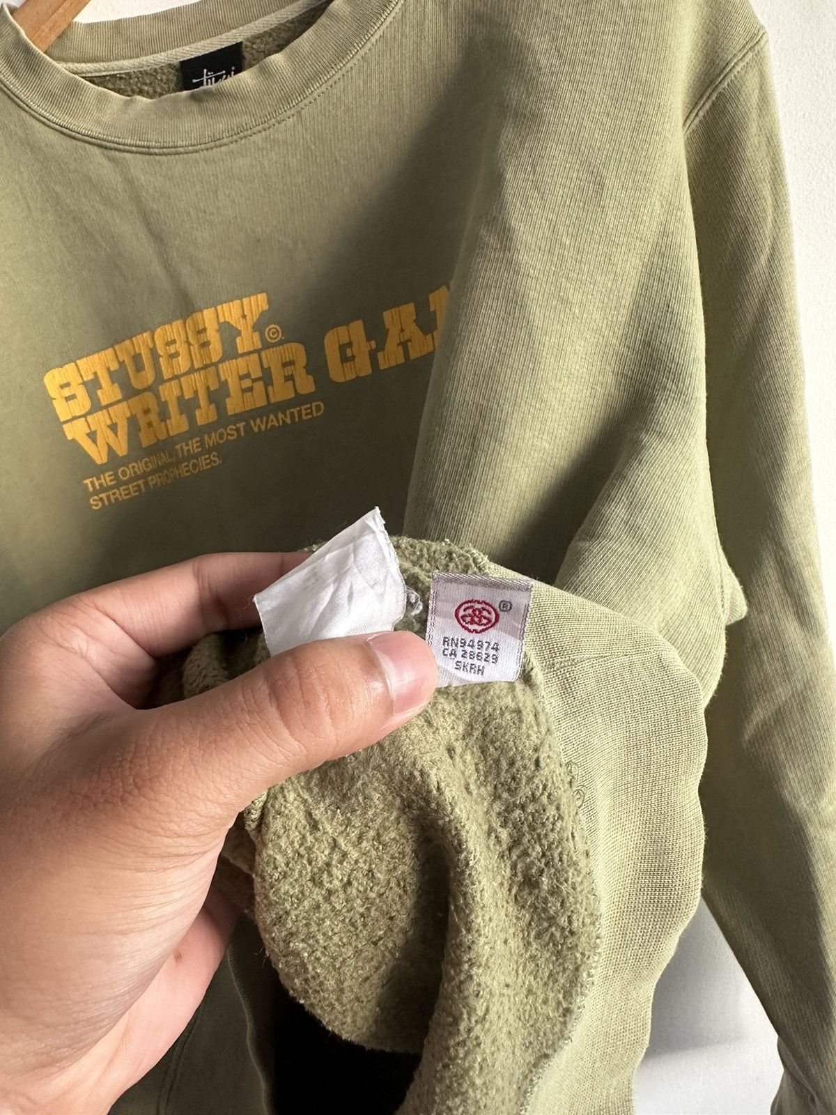 Stussy × Vintage Vintage Stussy Writter Gang Sweatshirt Streetwear Size US M / EU 48-50 / 2 - 6 Thumbnail
