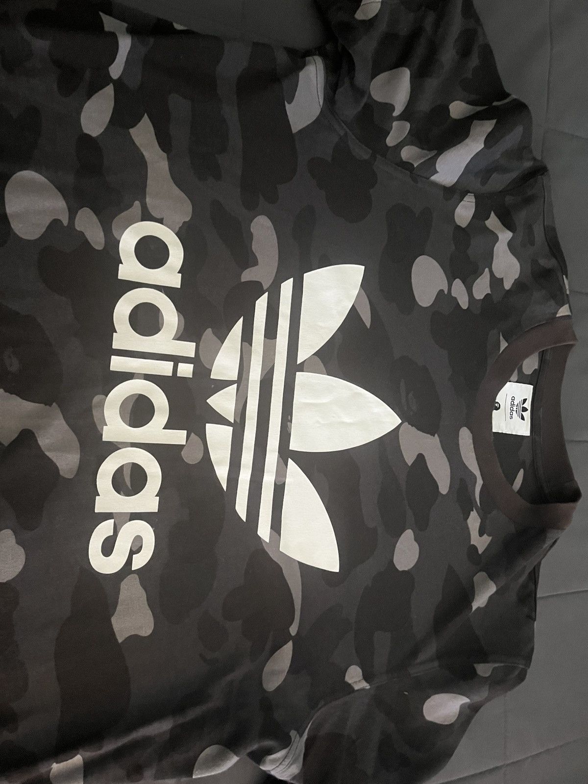 Adidas × Bape Adidas x Bape adicolor T-Shirt Black Medium Size US M / EU 48-50 / 2 - 3 Thumbnail