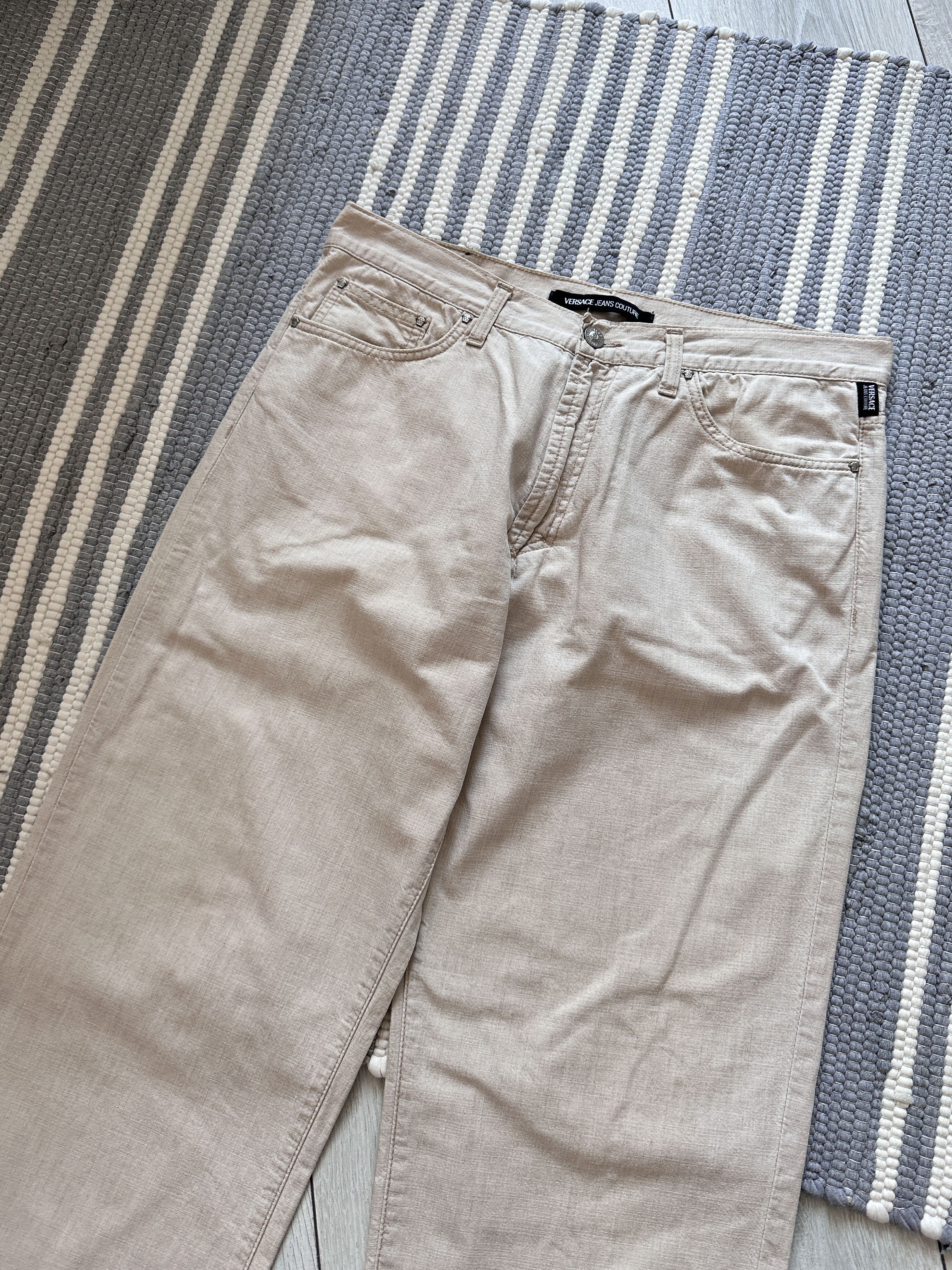 Versace Jeans Couture Versace Jeans Couture Beige Pants Trousers Size US 34 / EU 50 - 3 Thumbnail