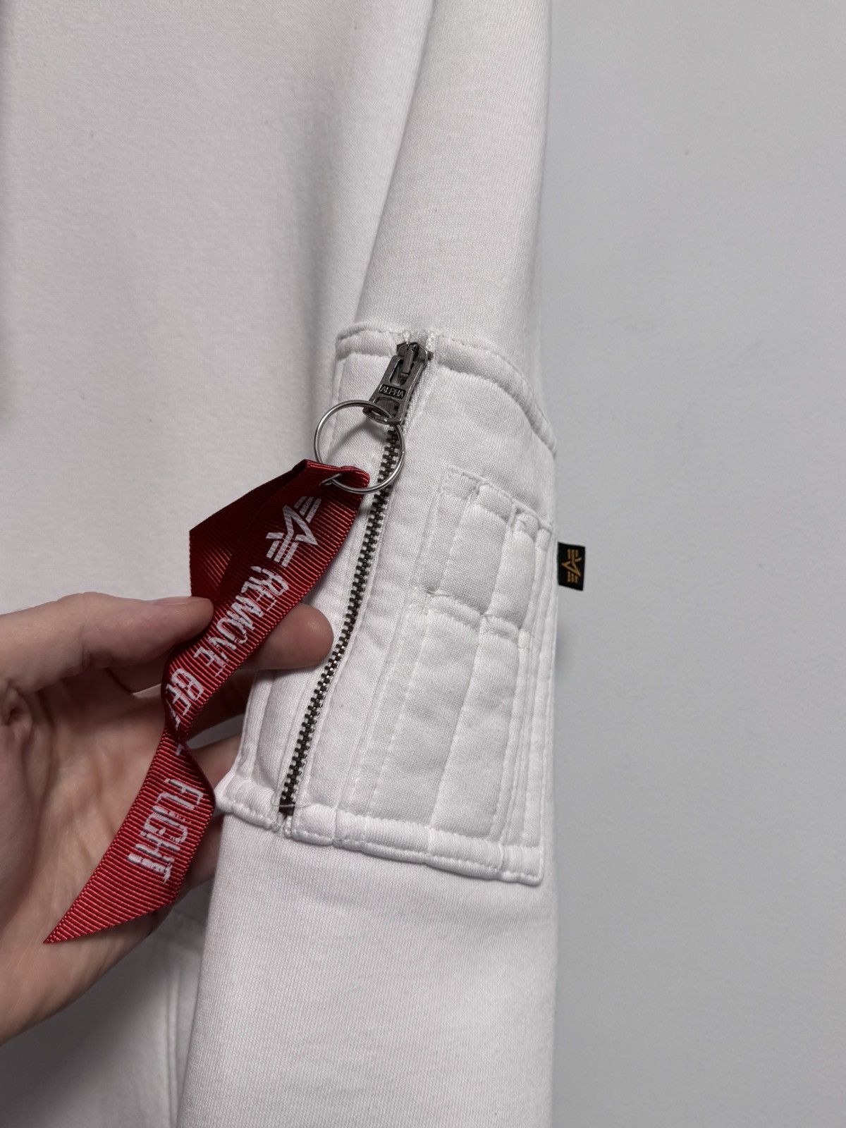 Alpha Industries × Vintage Alpha Industries Y2K style hoodie Size US L / EU 52-54 / 3 - 5 Thumbnail