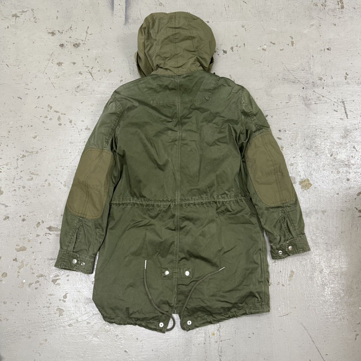 Diesel Vintage DIESEL Military Parka Jacket Khaki Rare USA Size S Size US S / EU 44-46 / 1 - 8 Thumbnail