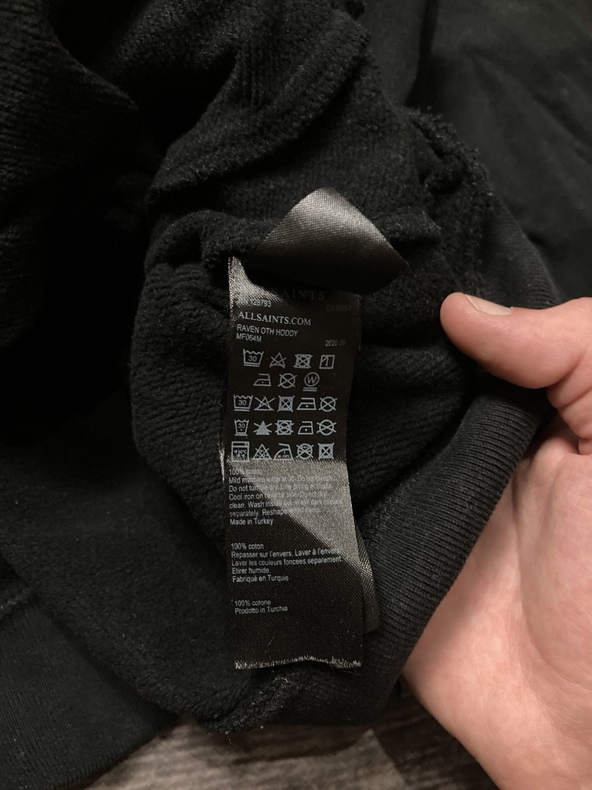 Allsaints ALLSAINTS AVANT GARDE HOODIE Size US L / EU 52-54 / 3 - 8 Thumbnail