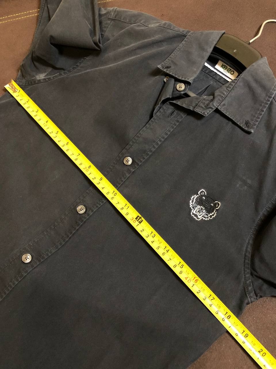 Kenzo Kenzo Paris Overshirt Black Logo Casual Fit Size US XS / EU 42 / 0 - 12 Thumbnail