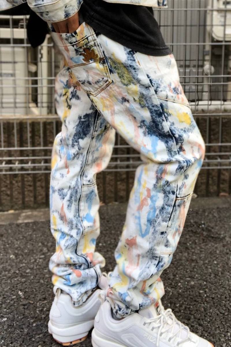 Other Dope Feather Tye Dye Denim Size US 30 / EU 46 - 1 Thumbnail