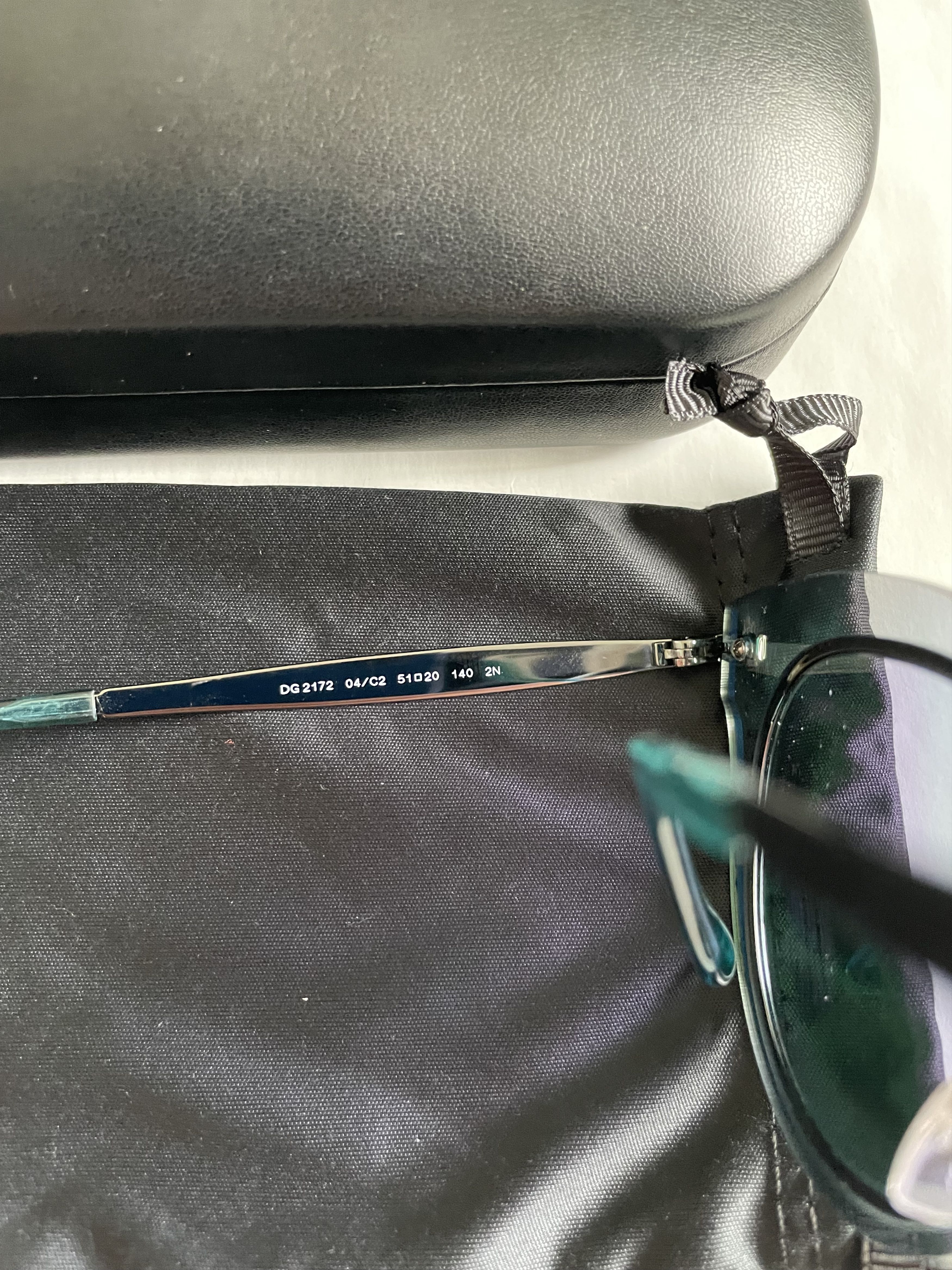 Dolce & Gabbana Dolce & Gabbana DG 2172 04/C2 Mirror Azure Sunglasses Size ONE SIZE - 8 Thumbnail