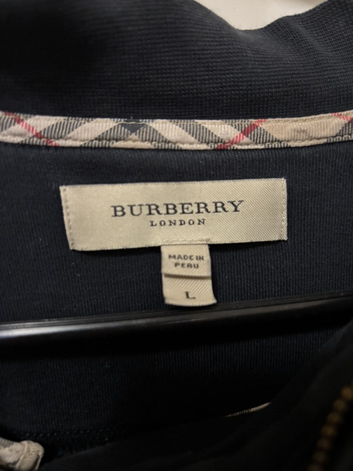 Burberry Burberry Quarter Zip Pullover Size US L / EU 52-54 / 3 - 5 Thumbnail