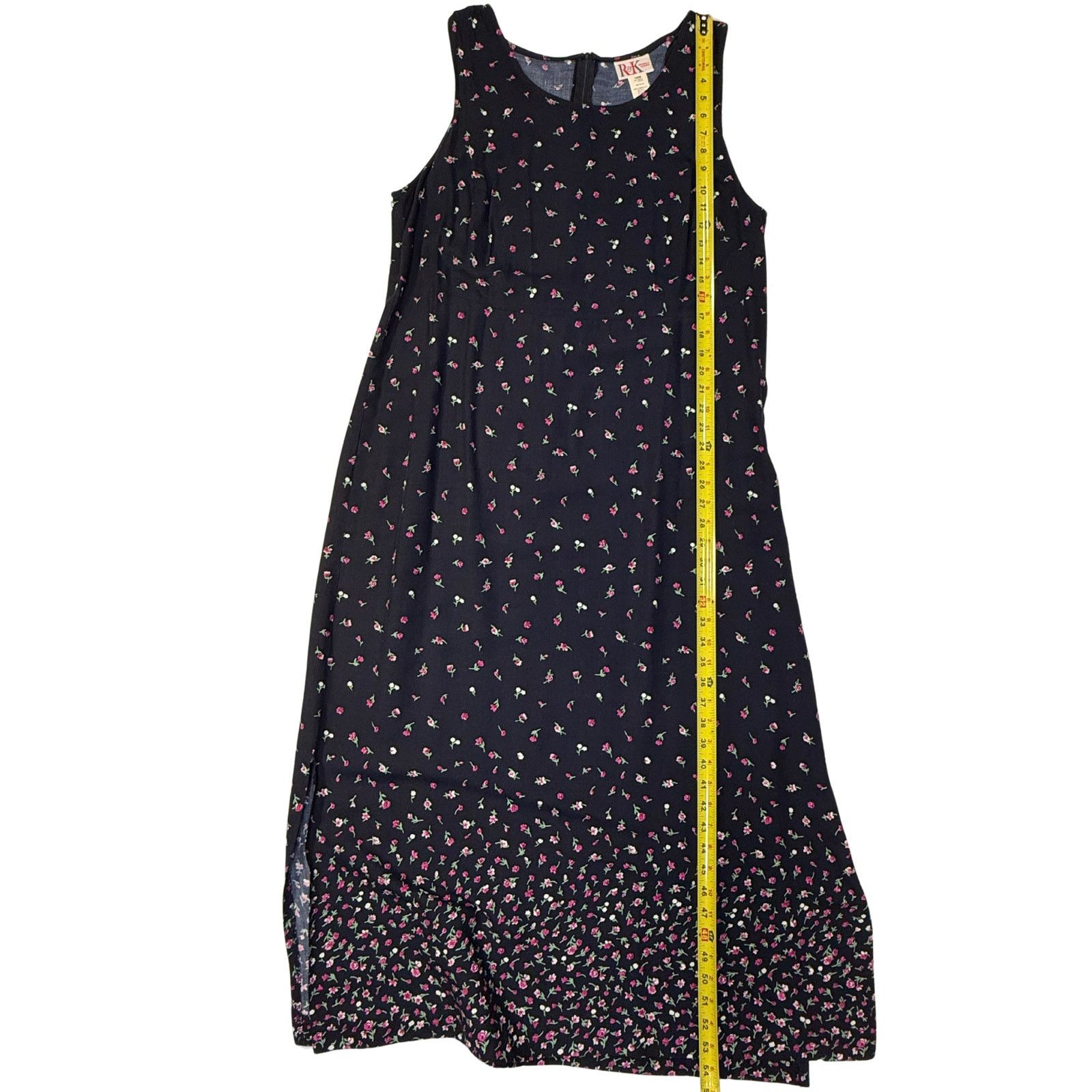 Vintage Vintage Floral Plus Size Slip Dress | 18 W | R&K Originals Size XXL / US 16-18 / IT 52-54 - 5 Thumbnail