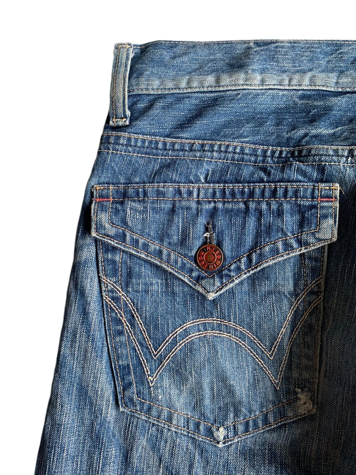 Edwin VINTAGE FLARE EDWIN 503 PUNK STYLE FADED AND RUSTY DENIM☠️🎌 Size US 34 / EU 50 - 15 Thumbnail