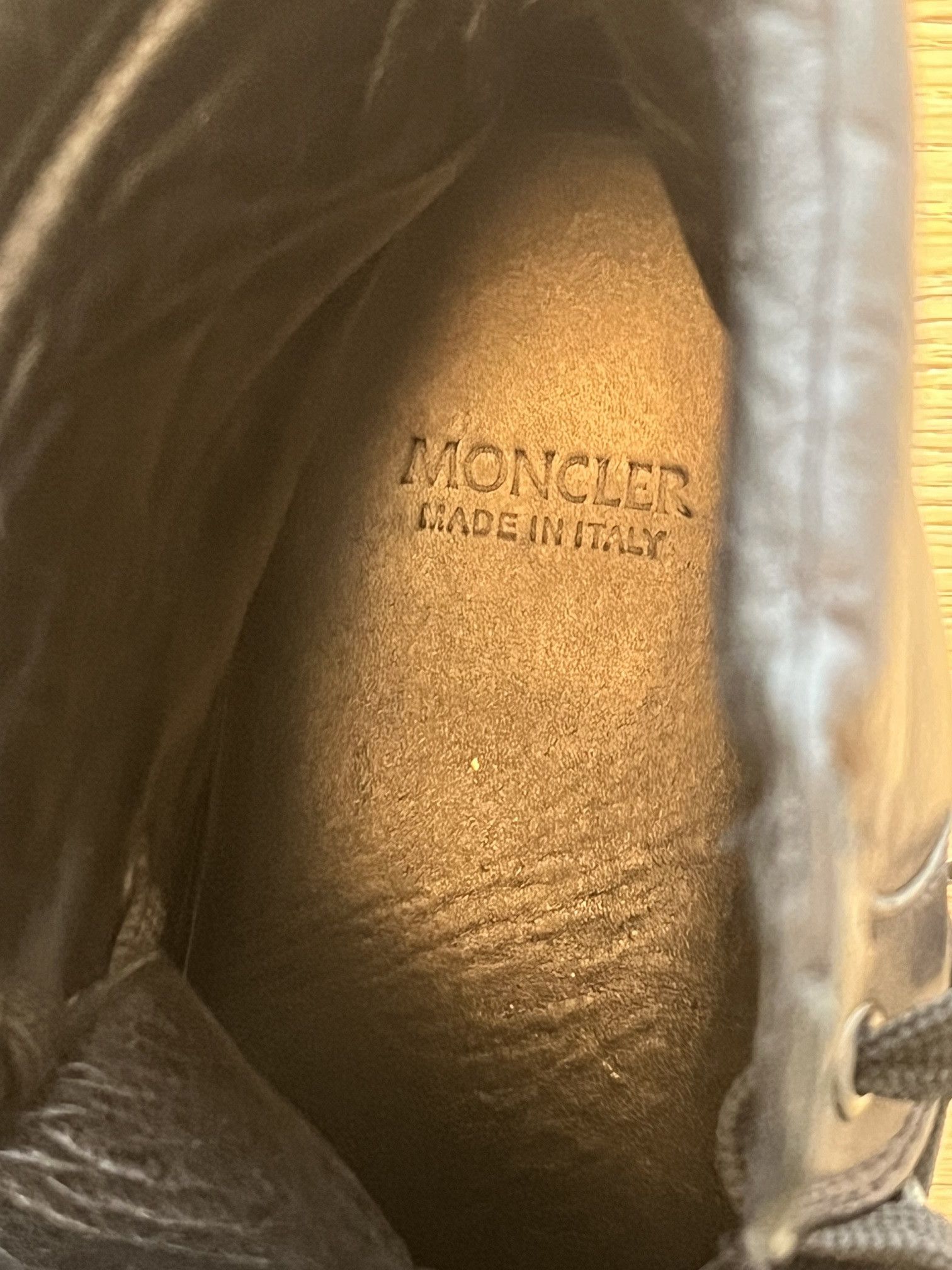 Moncler Moncler 2011 Leather High-Top Sneakers Size US 10 / EU 43 - 9 Thumbnail