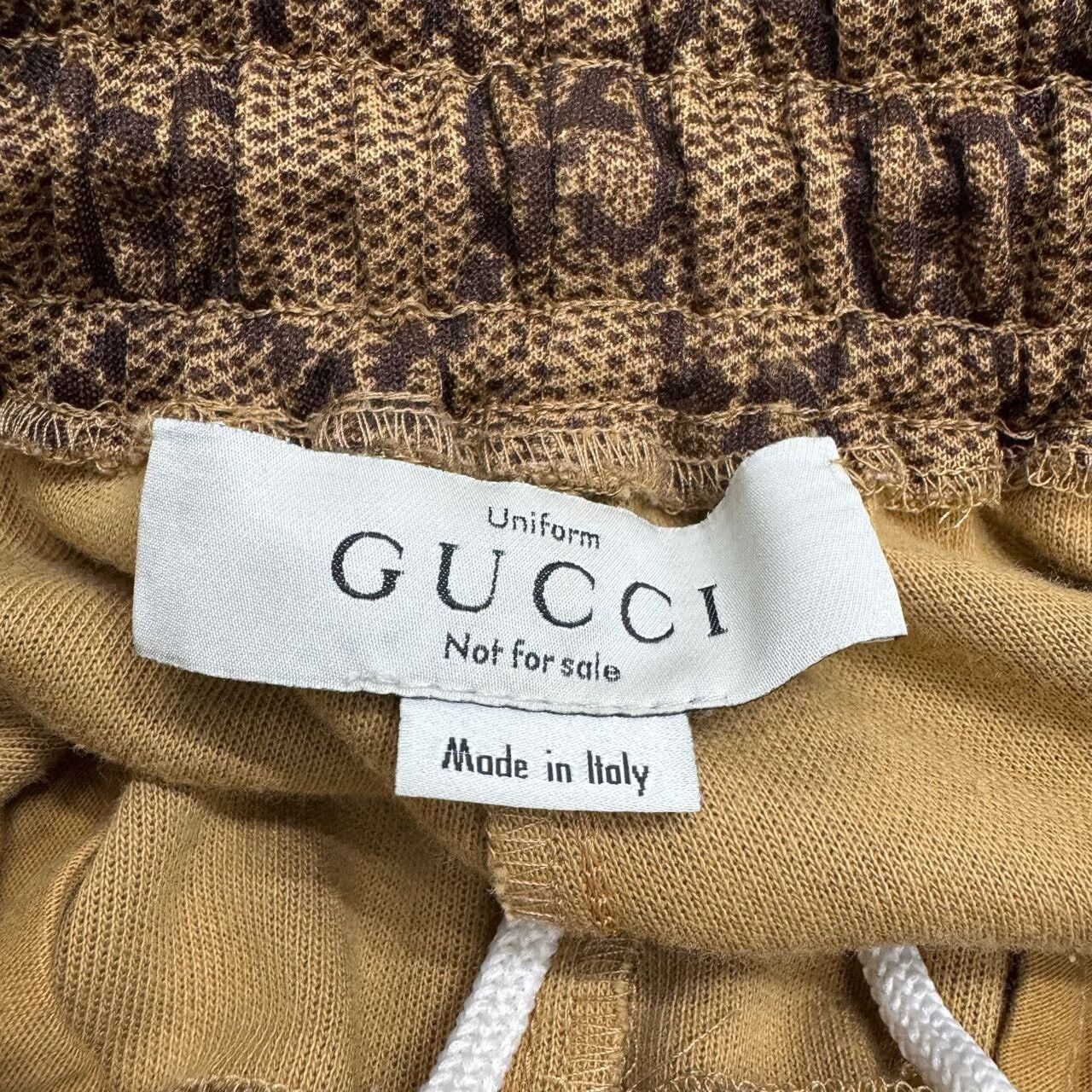 Gucci Gucci Monogram Casual Pants in Brown. Size 22" - 3 Thumbnail