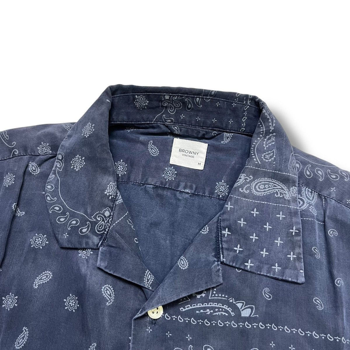 Hysteric Glamour Vintage🔥 BROWNY Double Pocket Patchwork Bandana Shirt Size US M / EU 48-50 / 2 - 3 Thumbnail