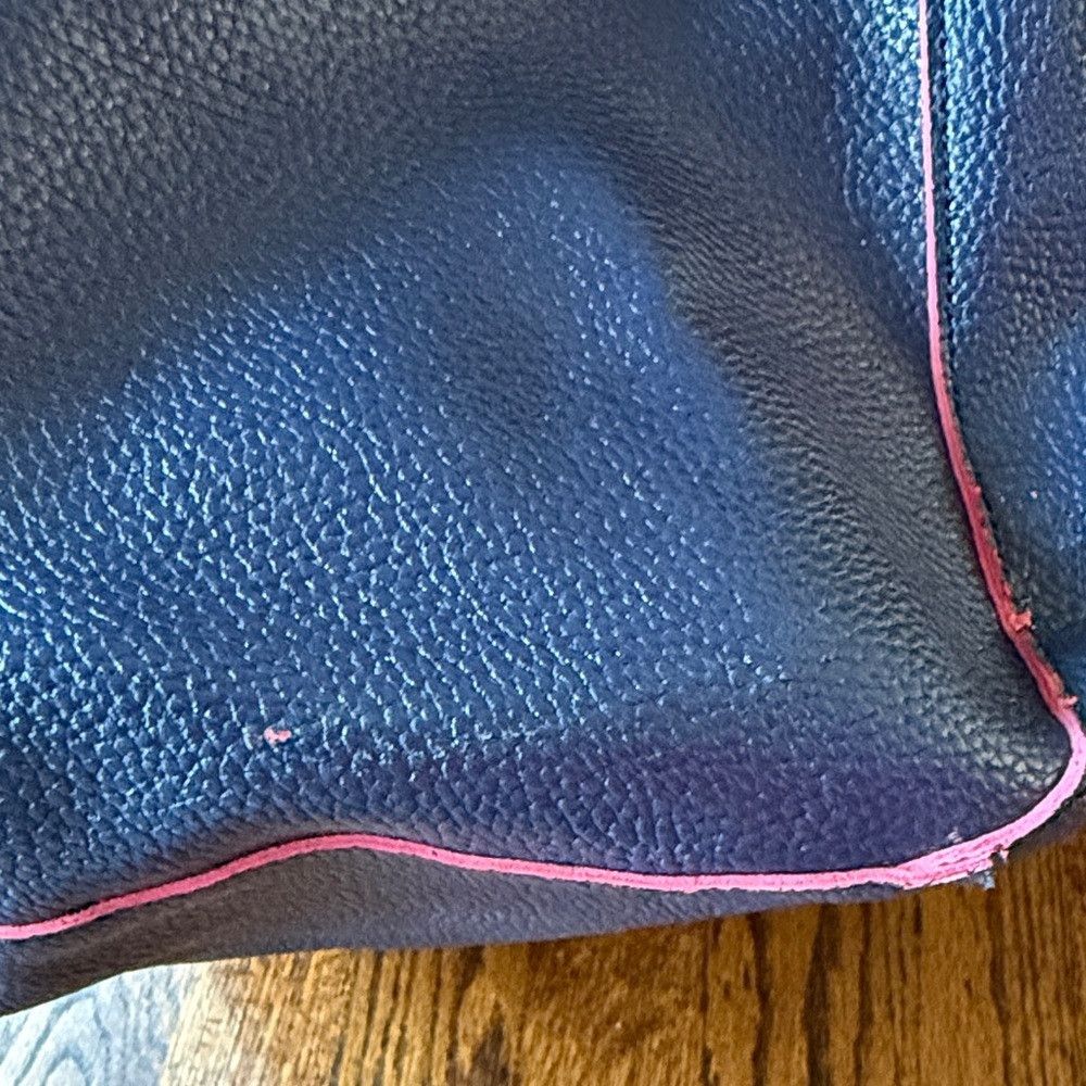 Other Deux Lux Women’s Navy and Pink Travel Bag with Tassel Charm Size ONE SIZE - 9 Thumbnail